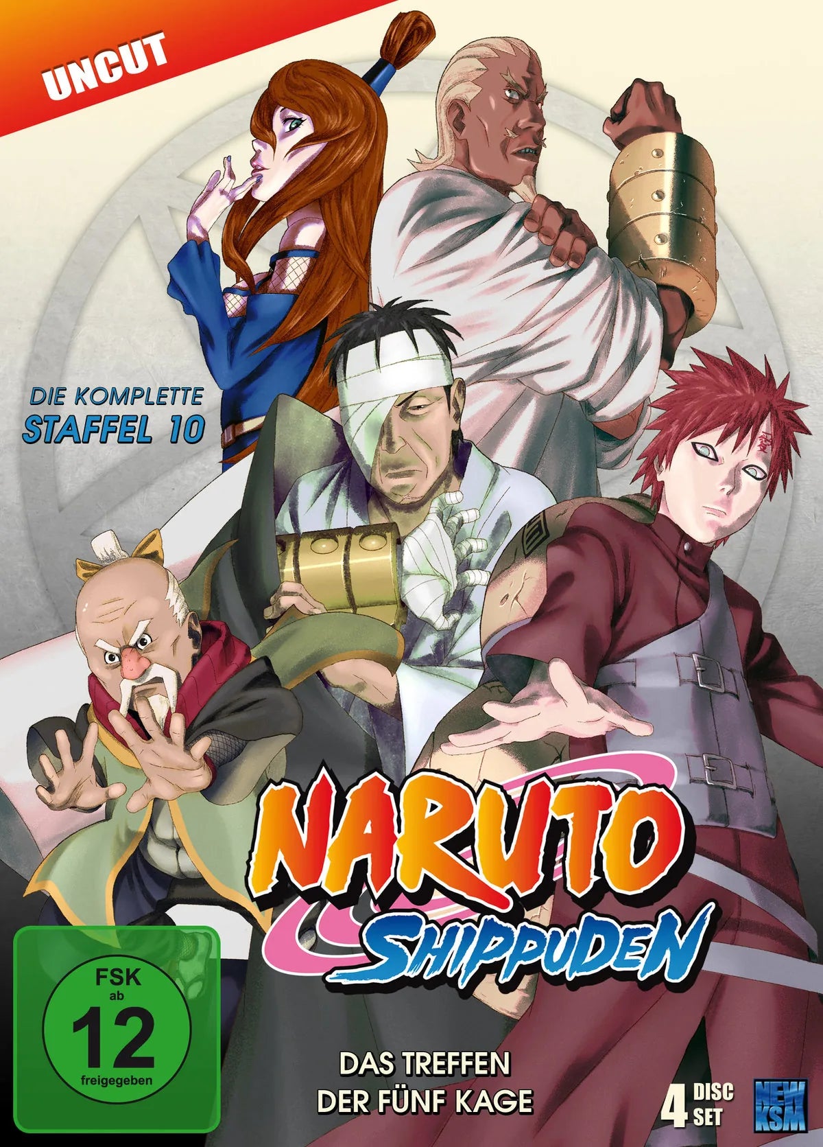 Naruto Shippuden - Staffel 10 - Uncut  [4 DVDs] - DVD