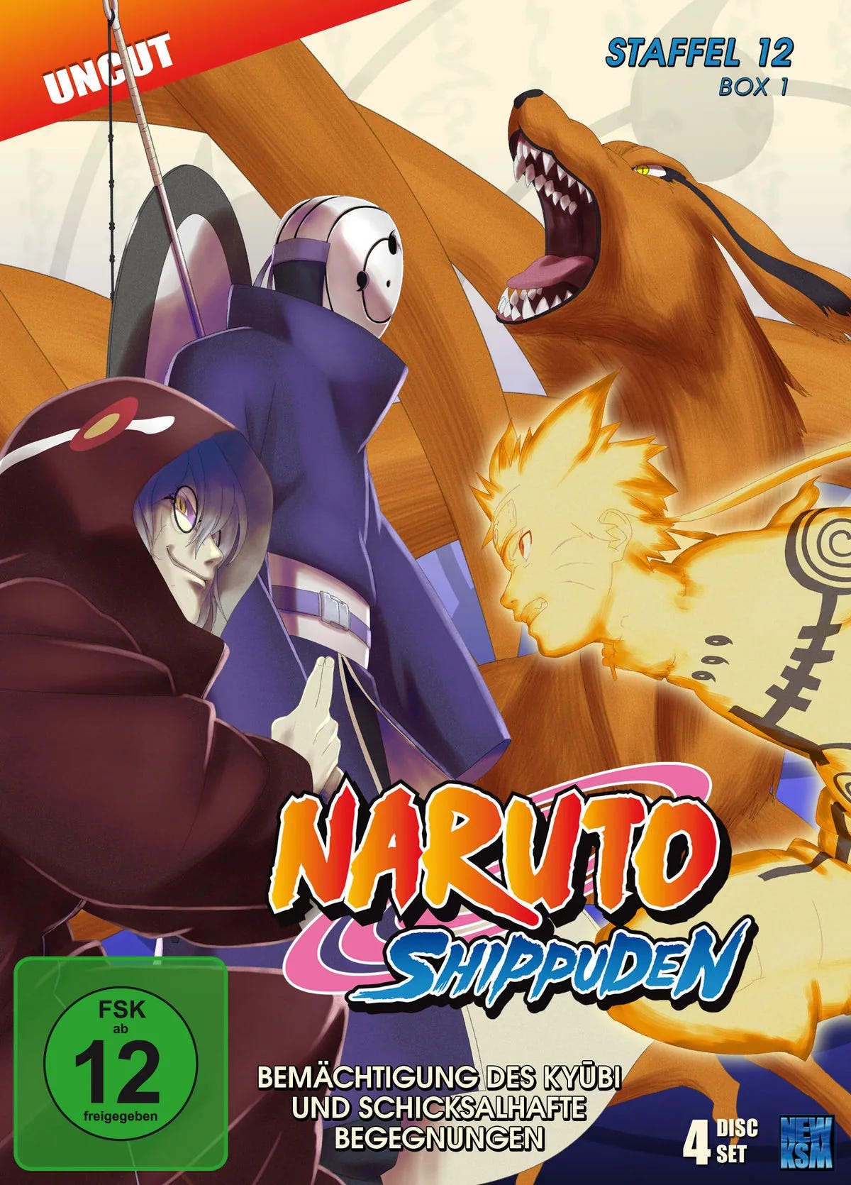 Naruto Shippuden - Staffel 12 - Uncut  [4 DVDs] - DVD