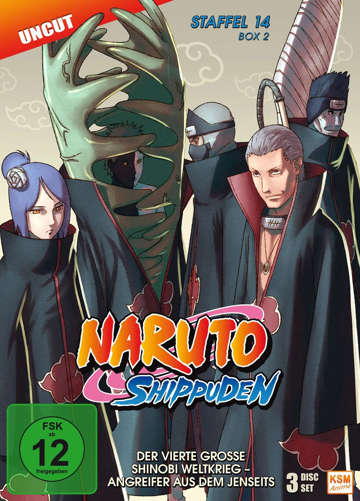 Naruto Shippuden - Staffel 14 - Box 2  [3 DVDs] - DVD