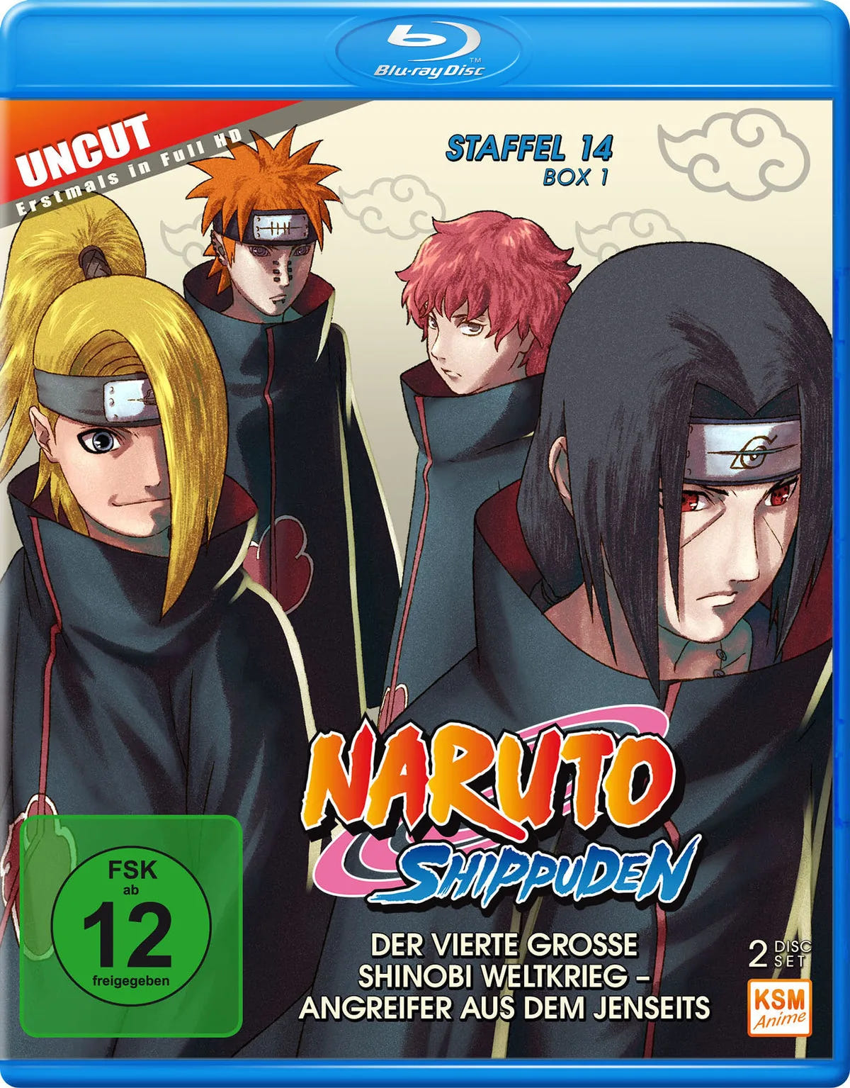 Naruto Shippuden - Staffel 14 - Uncut  [2 BRs] - Blu-ray Disc