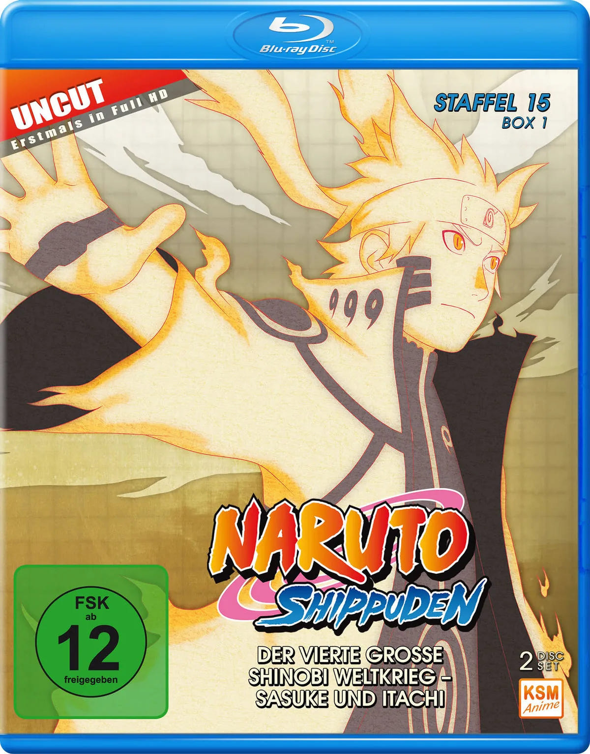 Naruto Shippuden - Staffel 15 - Box 1  [2 BRs] - Blu-ray Disc