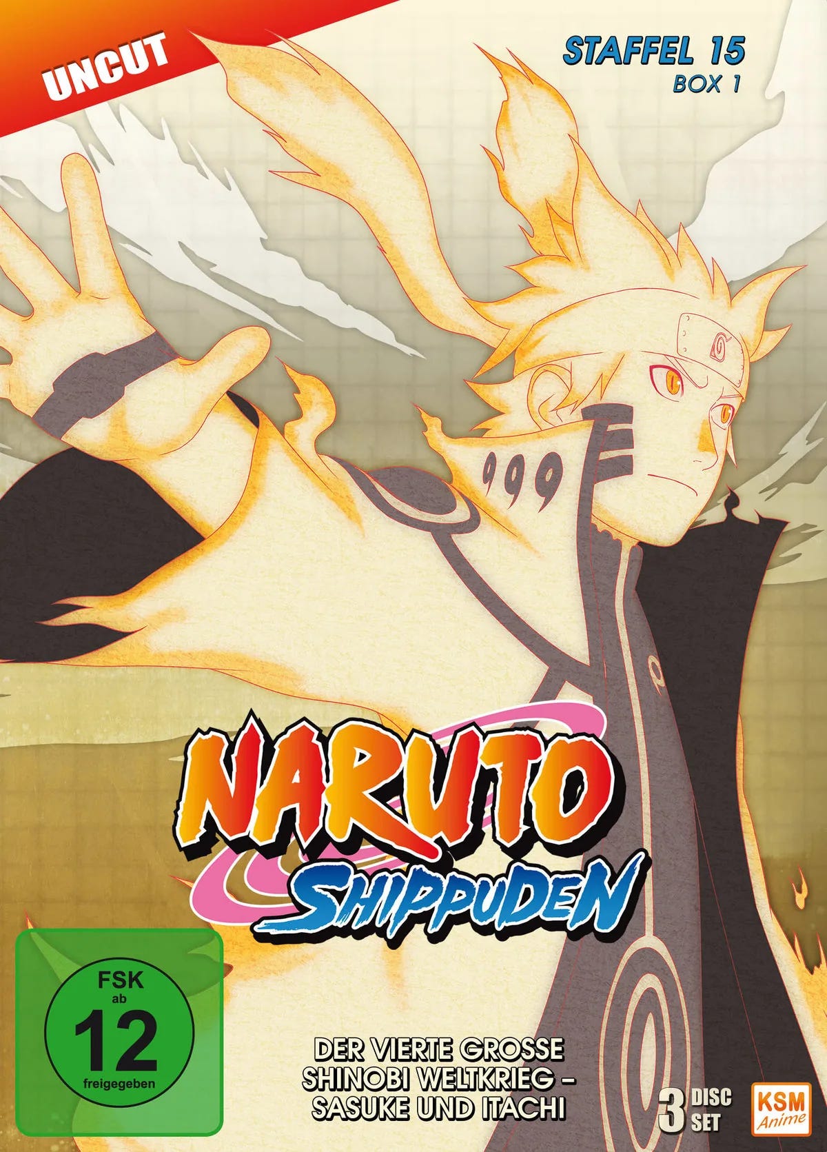 Naruto Shippuden - Staffel 15 - Box 1  [3 DVDs] - DVD