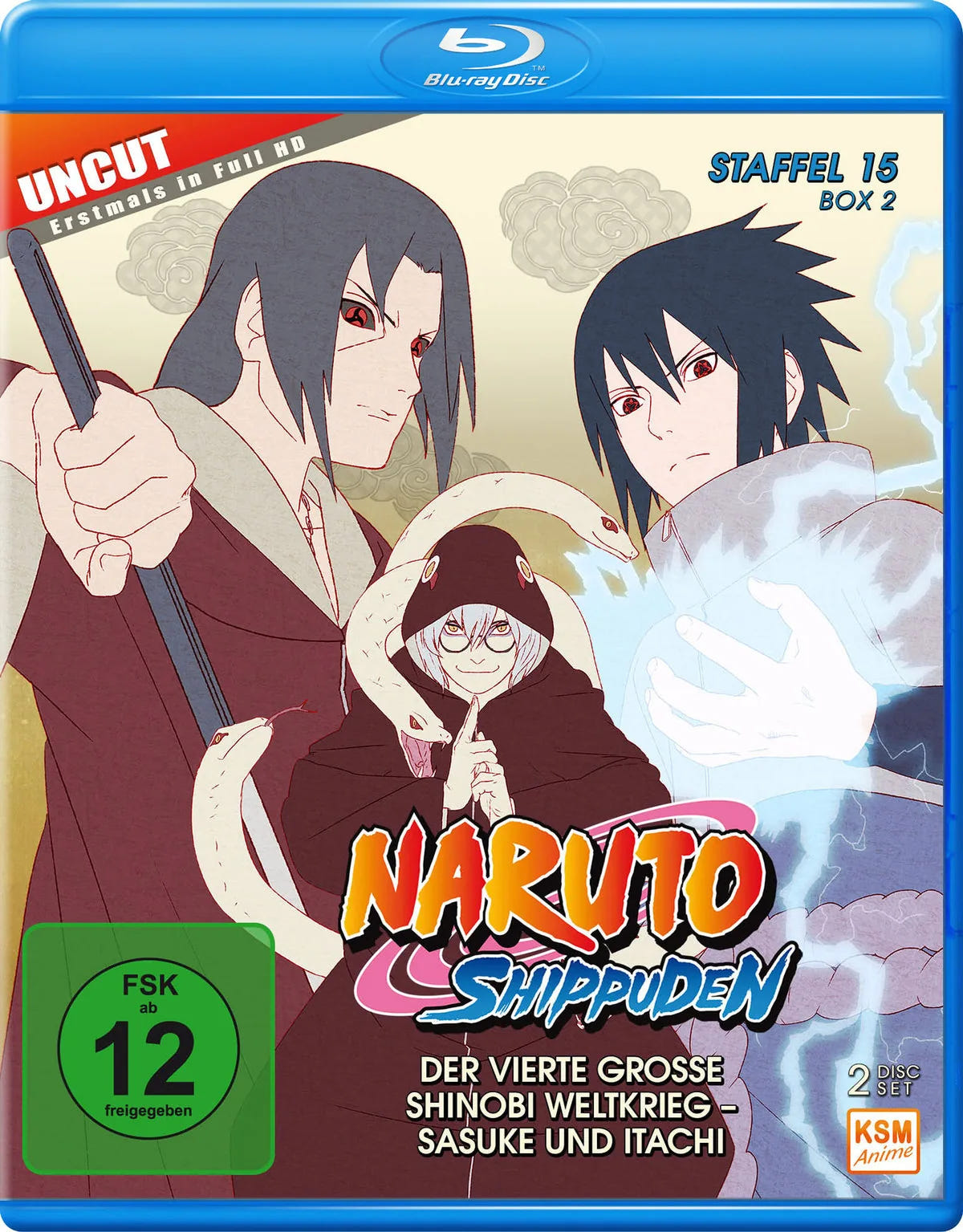 Naruto Shippuden - Staffel 15 - Box 2  [2 BRs] - Blu-ray Disc