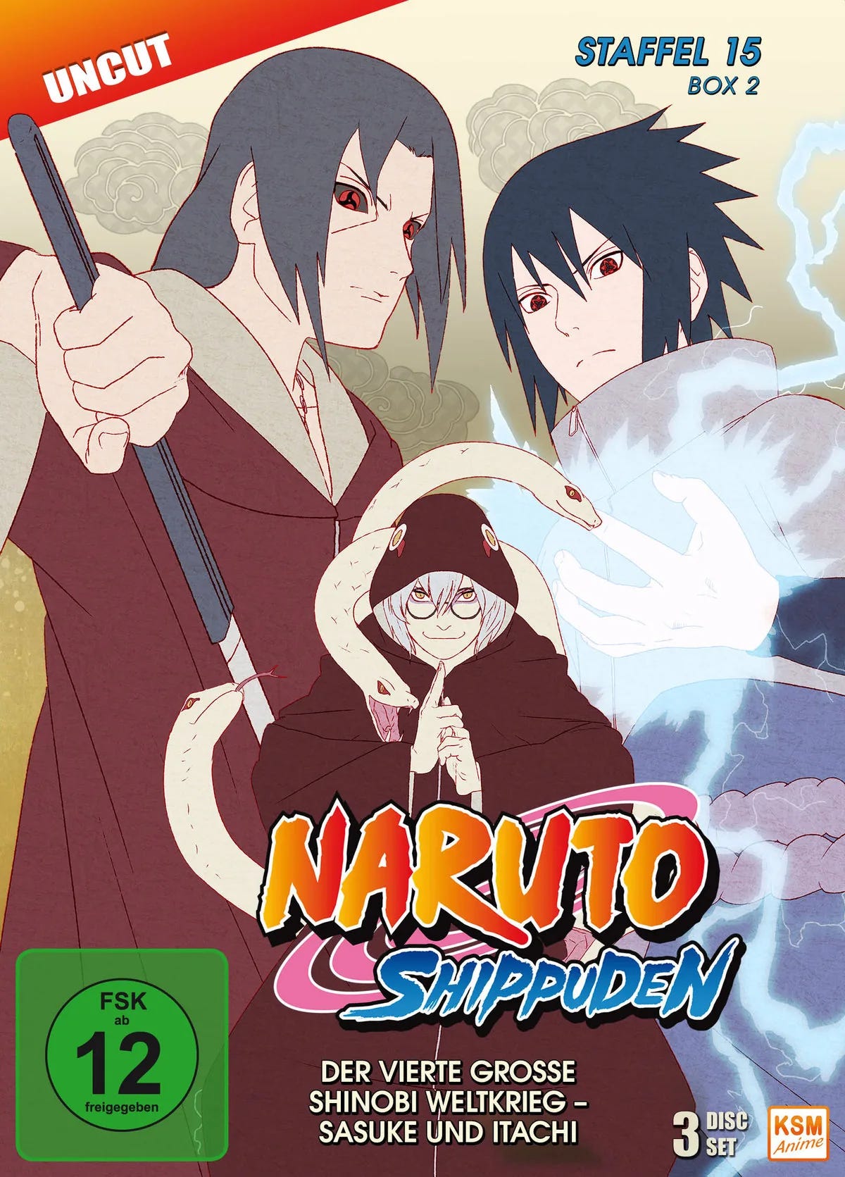 Naruto Shippuden - Staffel 15 - Box 2  [3 DVDs] - DVD