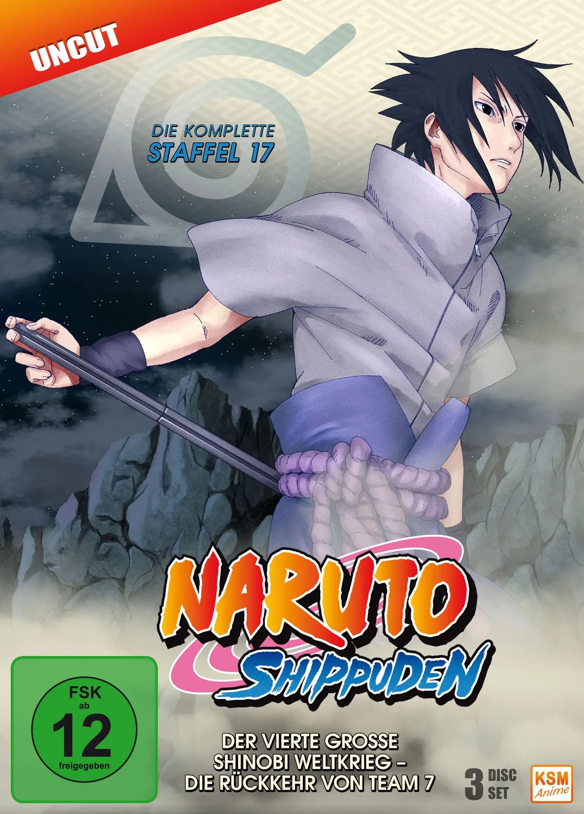 Naruto Shippuden - Staffel 17  [3 DVDs] - DVD