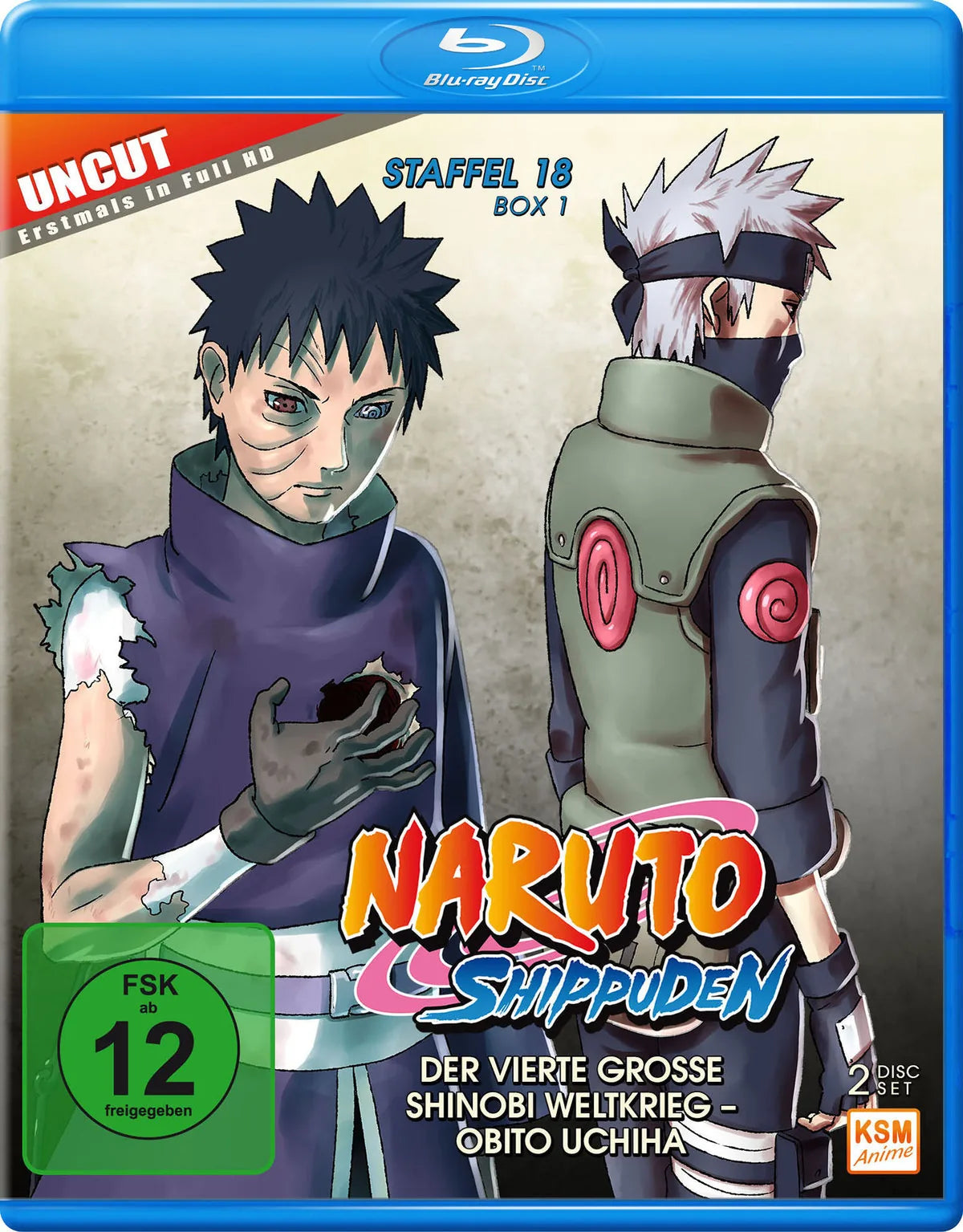 Naruto Shippuden - Staffel 18.1 - Uncut  [2 BRs] - Blu-ray Disc