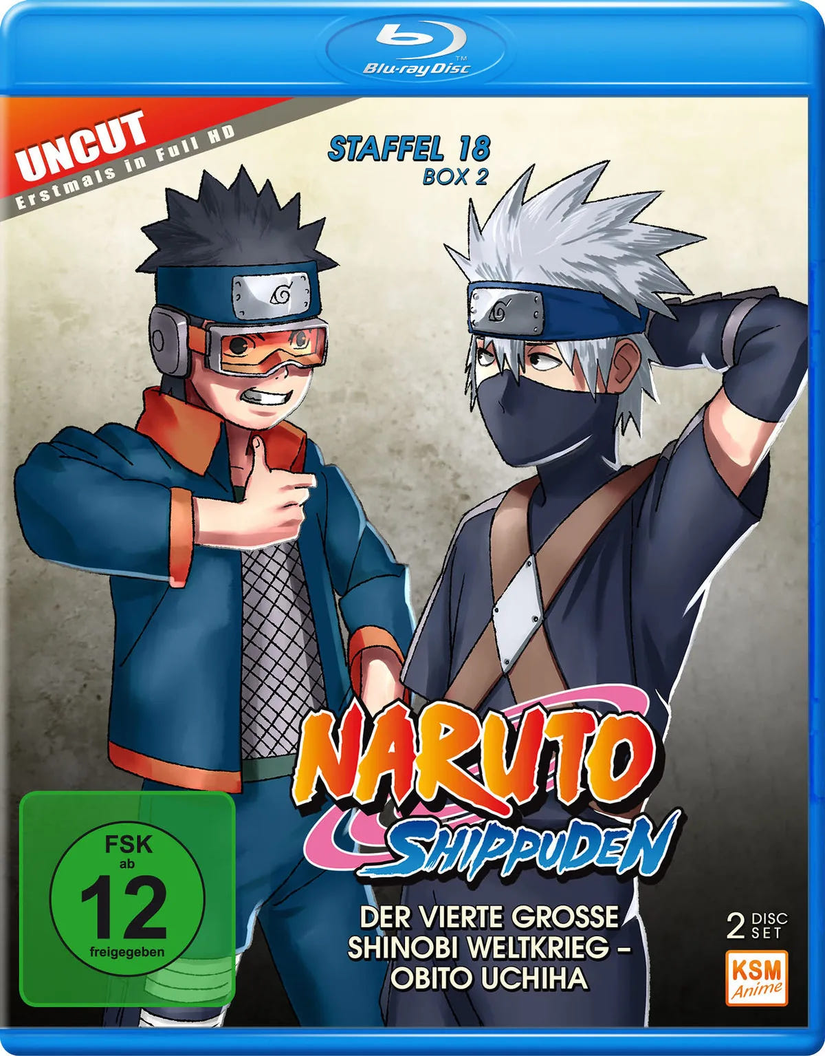 Naruto Shippuden - Staffel 18.2  [2 BRs] - Blu-ray Disc