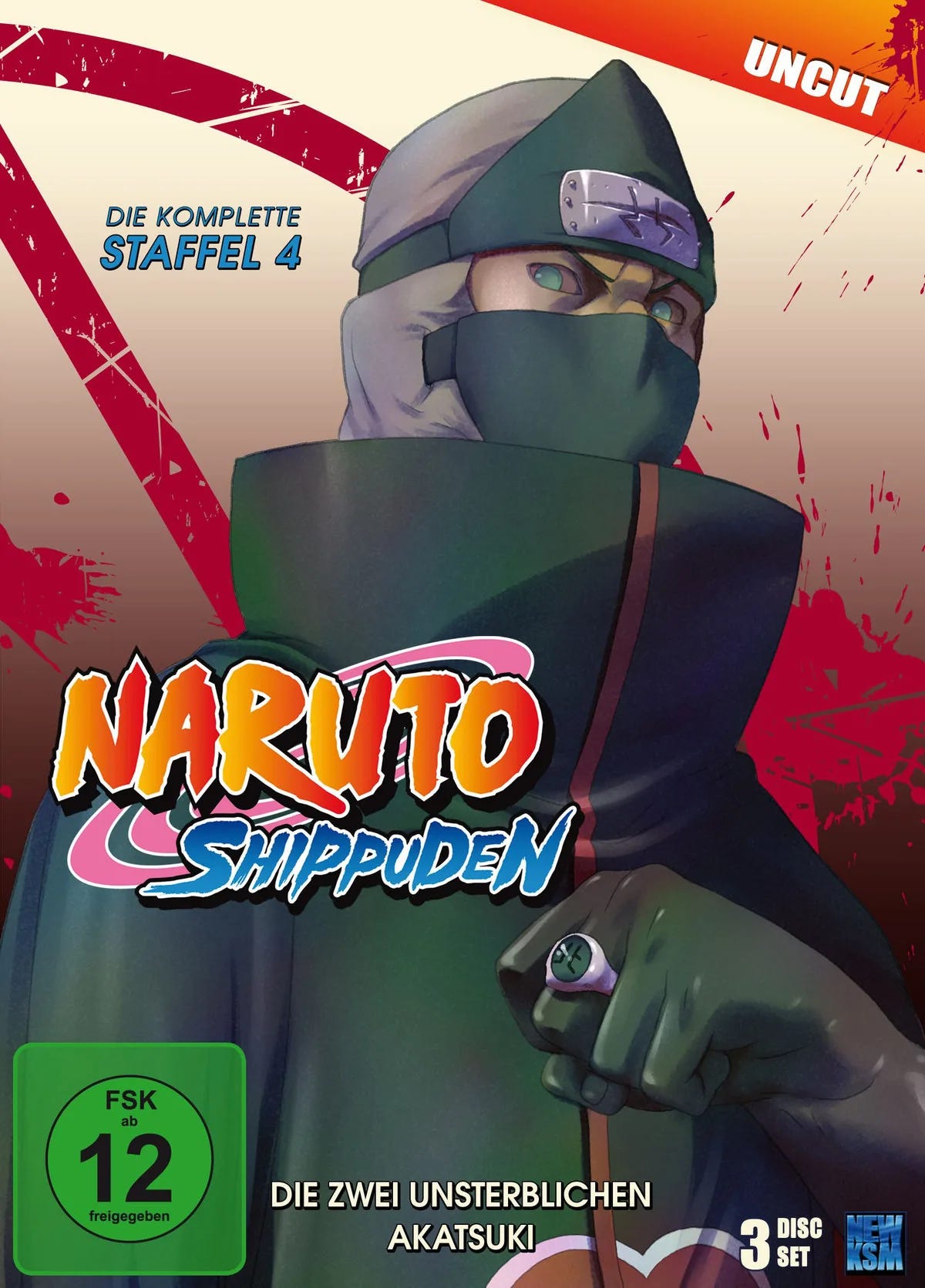 Naruto Shippuden - Staffel 4 - Uncut  [3 DVDs] - DVD