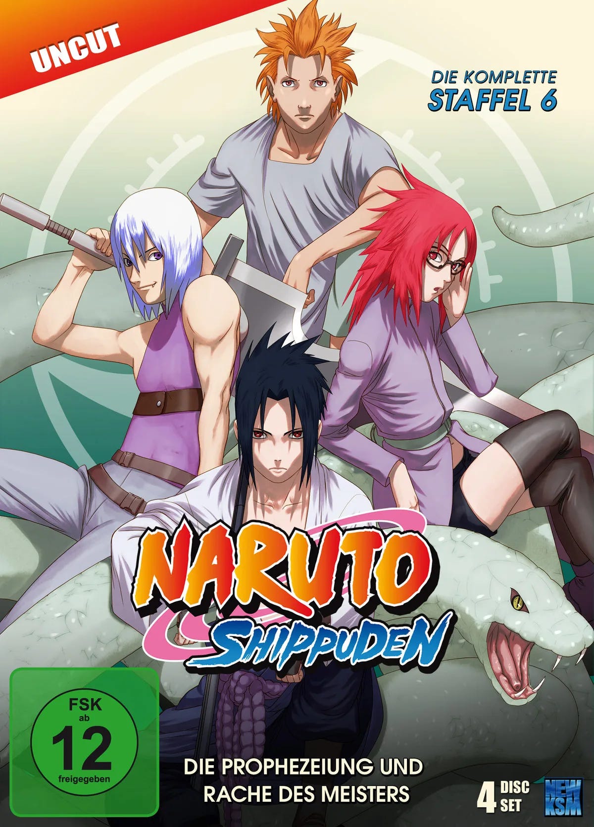 Naruto Shippuden - Staffel 6 - Uncut  [4 DVDs] - DVD