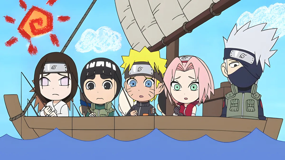 Filmszene 1 aus Naruto Spin - Off! Rock Lee und seine Ninja Kumpels – Blu-ray. Regie: Masahiko Murata