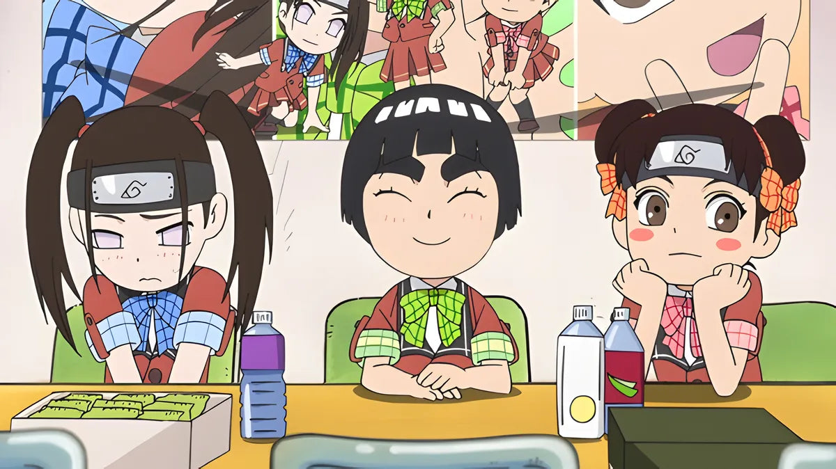 Filmszene 3 aus Naruto Spin - Off! Rock Lee und seine Ninja Kumpels – Blu-ray. Regie: Masahiko Murata