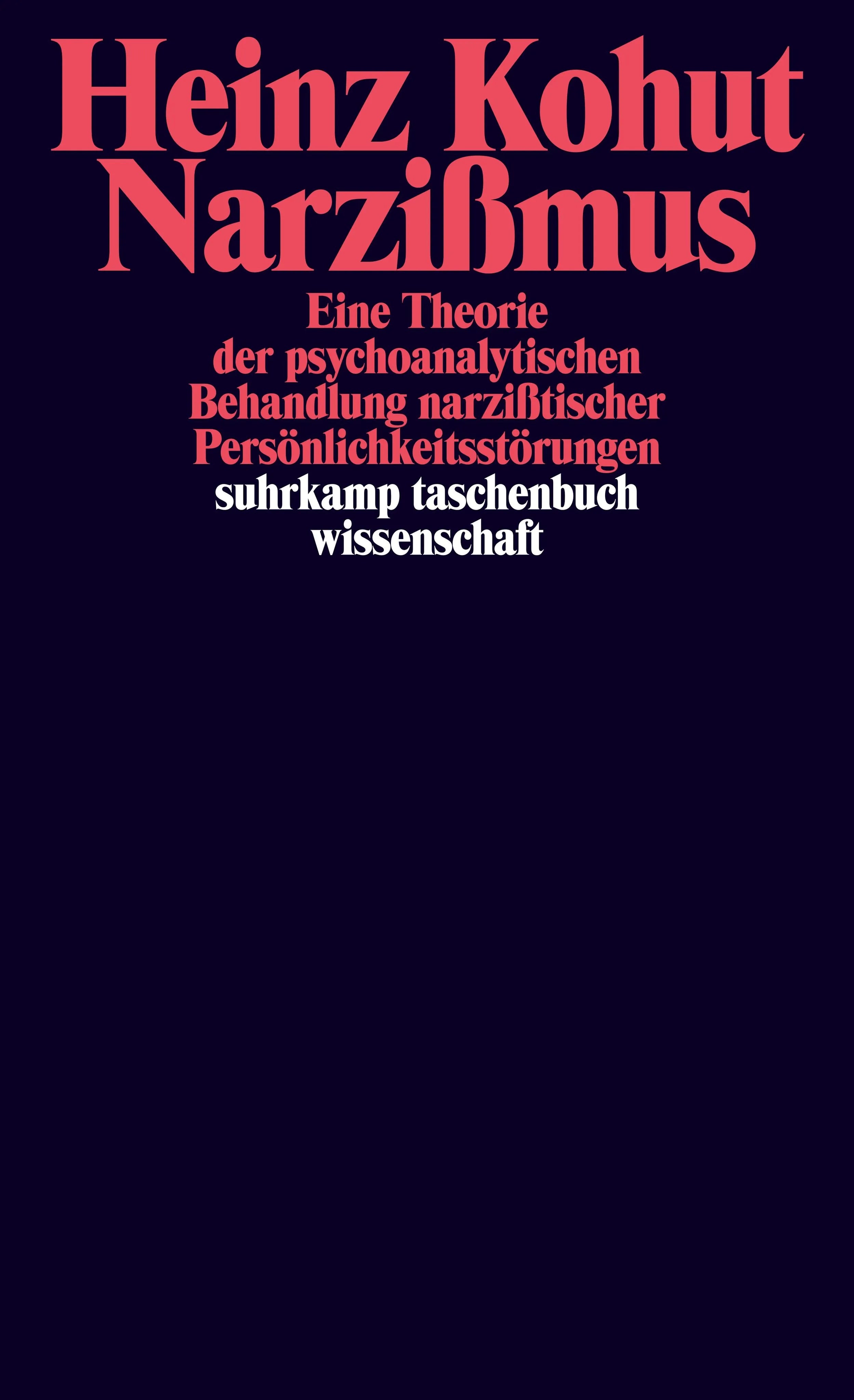 Buchcover von 'Narzißmus' - Taschenbuch von Heinz Kohut