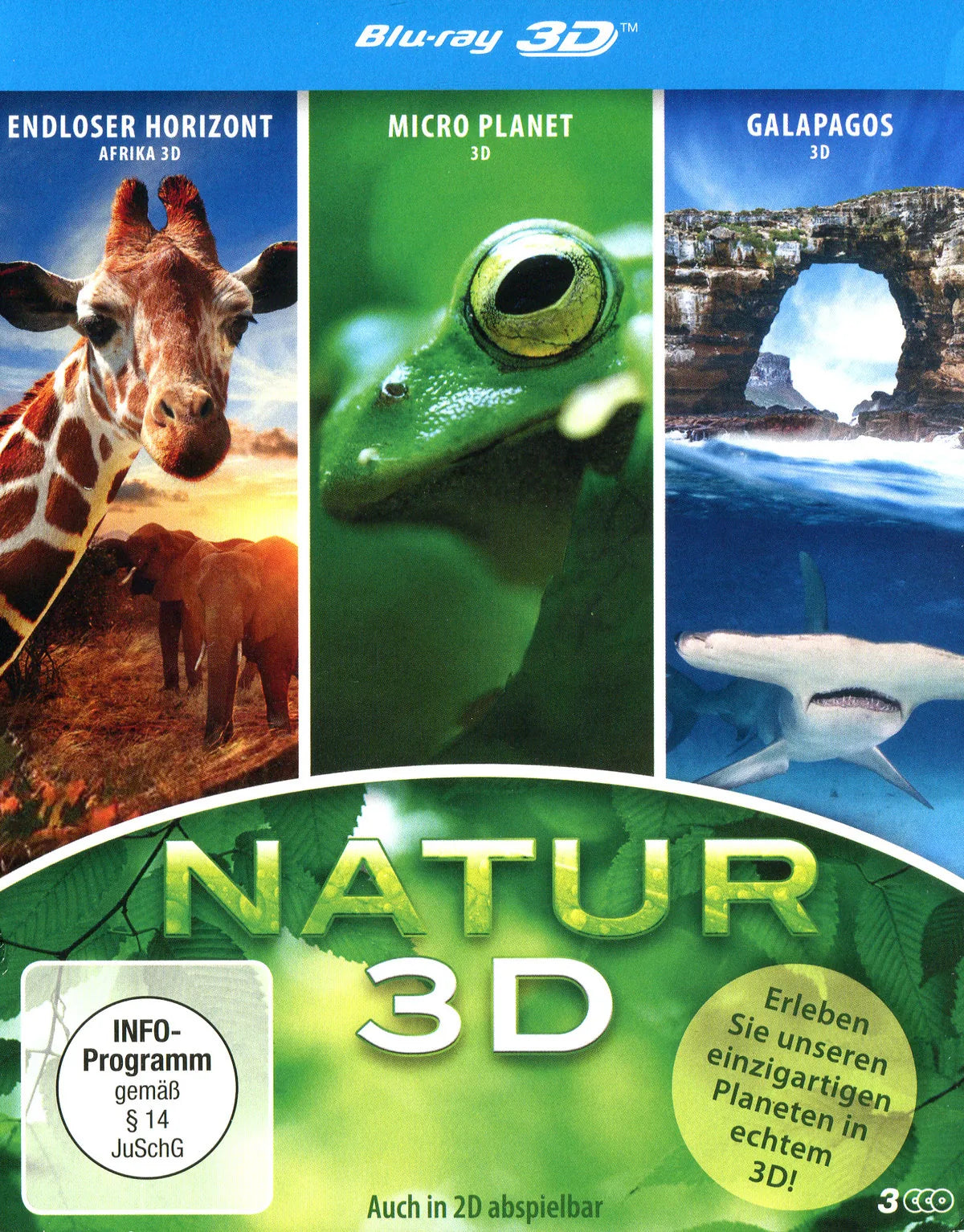 Natur 3D - Box  [3 BRs] - Blu-ray 3D