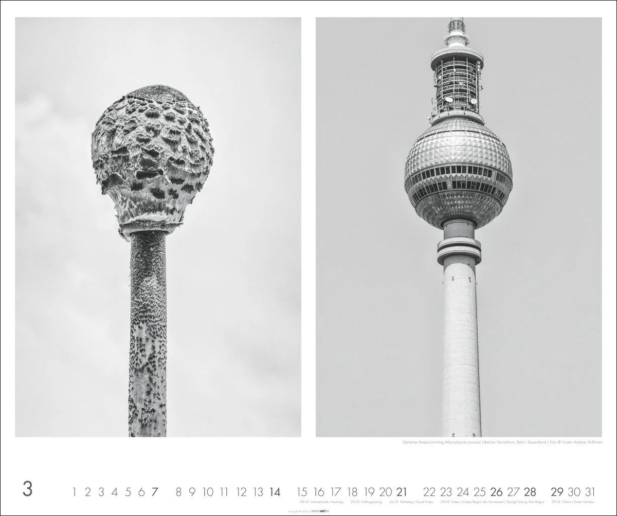 Natur - Architektur Kalender 2027 – Ansicht