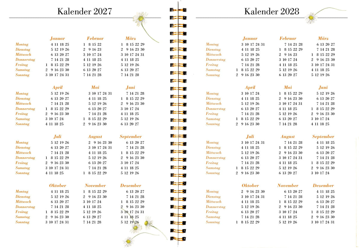 Naturkalender 2027 – Ansicht