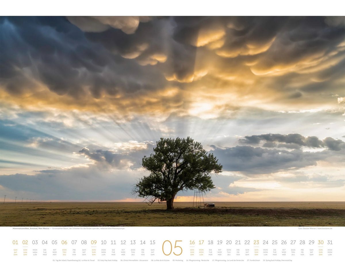 Naturkräfte Kalender 2027 | Wetterphänomene und Naturgewalten – Ansicht