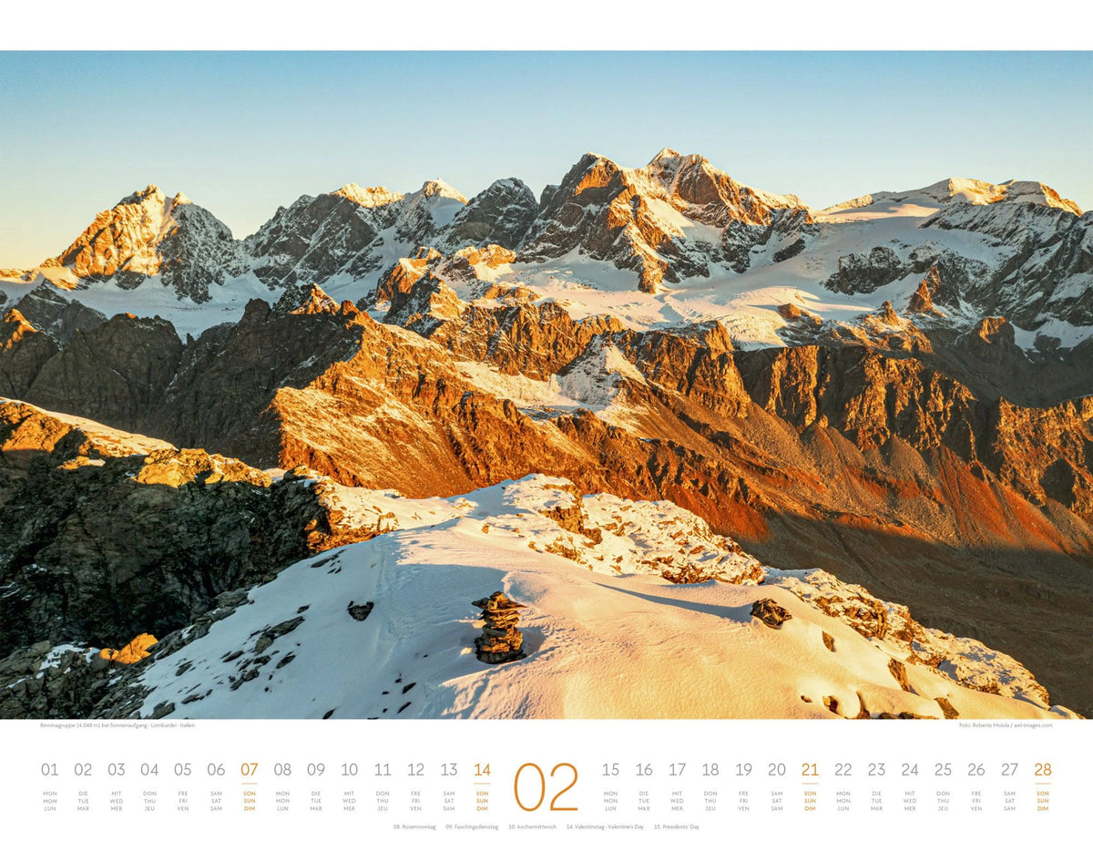 Naturparadies Alpen Kalender 2027 – Ansicht