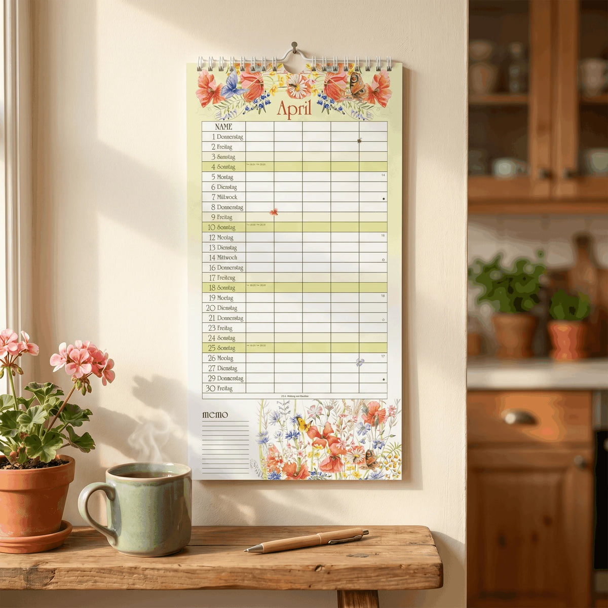 Naturzauber Familienplaner 2027 – Ansicht