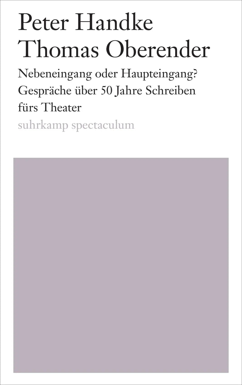 Buchcover von 'Nebeneingang oder Haupteingang?' - Taschenbuch von Peter Handke