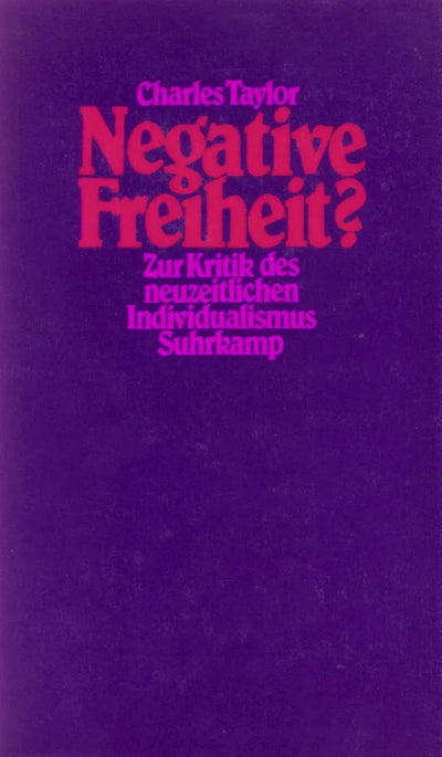 Negative Freiheit?