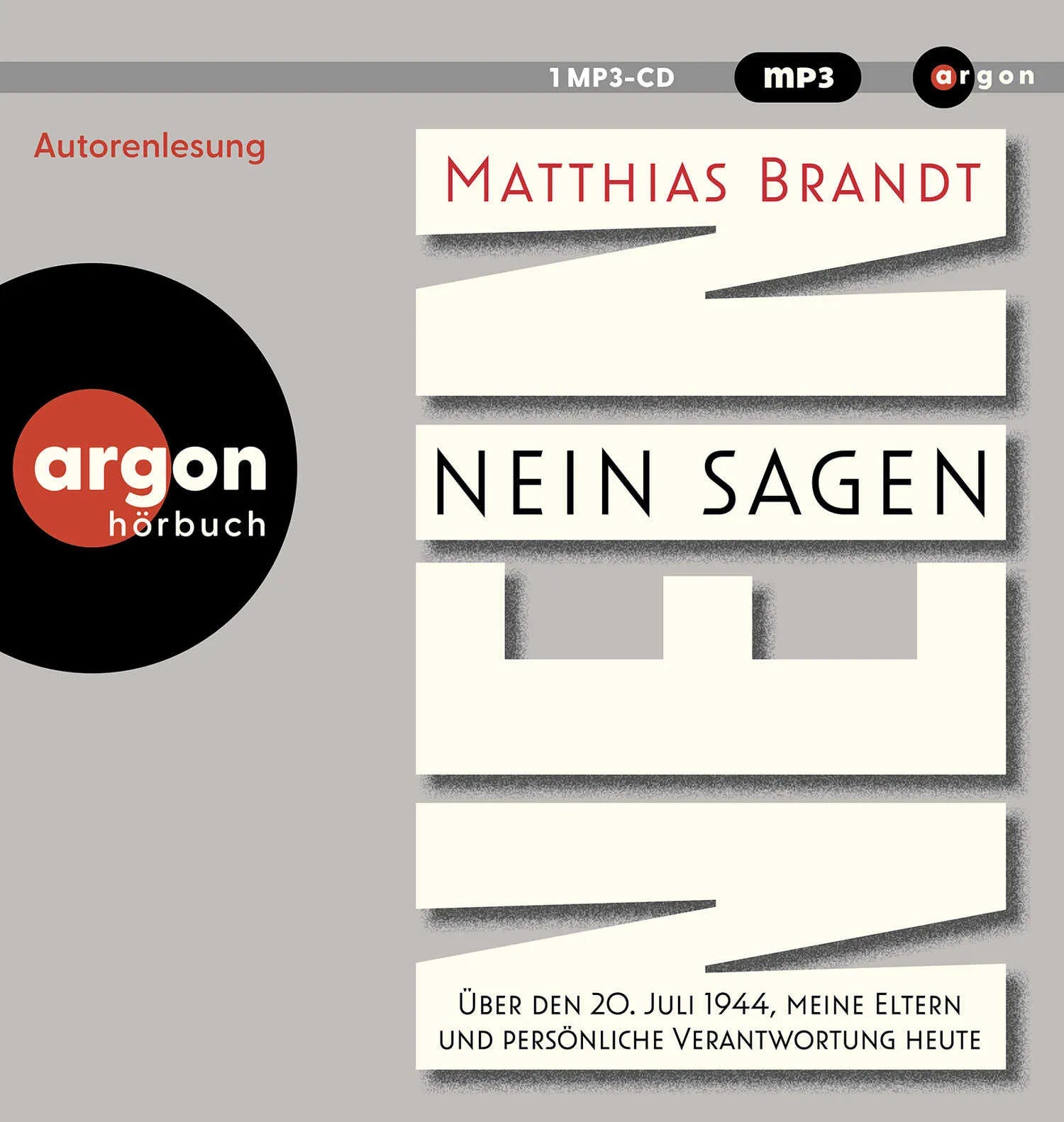 Cover: Nein sagen (Hörbuch CD) von Matthias Brandt