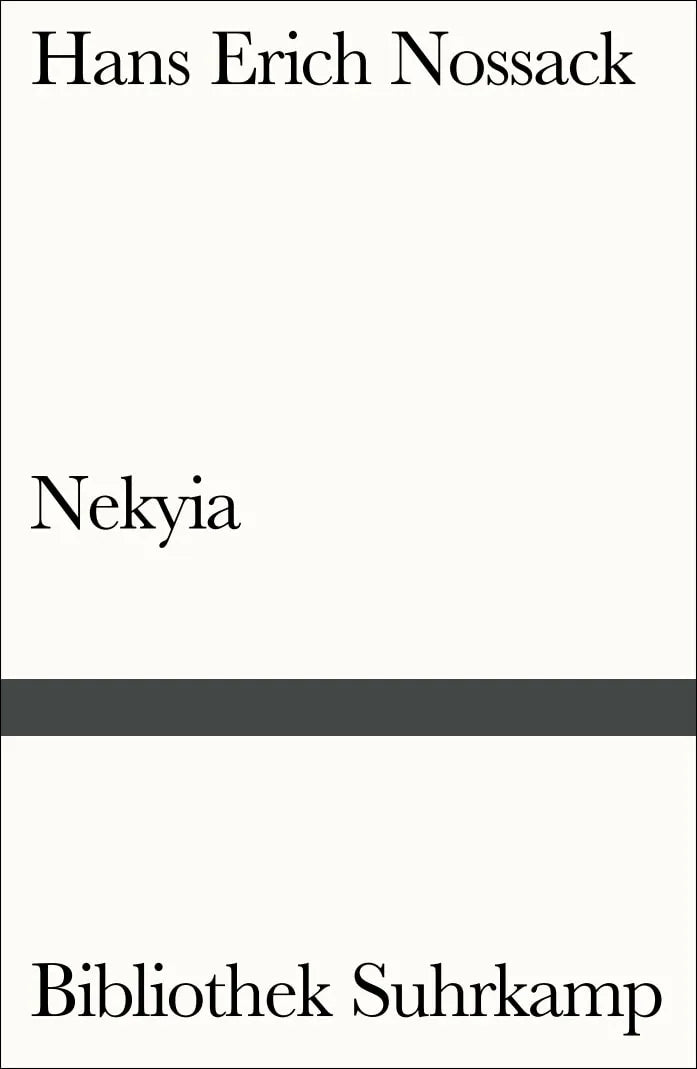 Buchcover von 'Nekyia' - Taschenbuch von Hans Erich Nossack