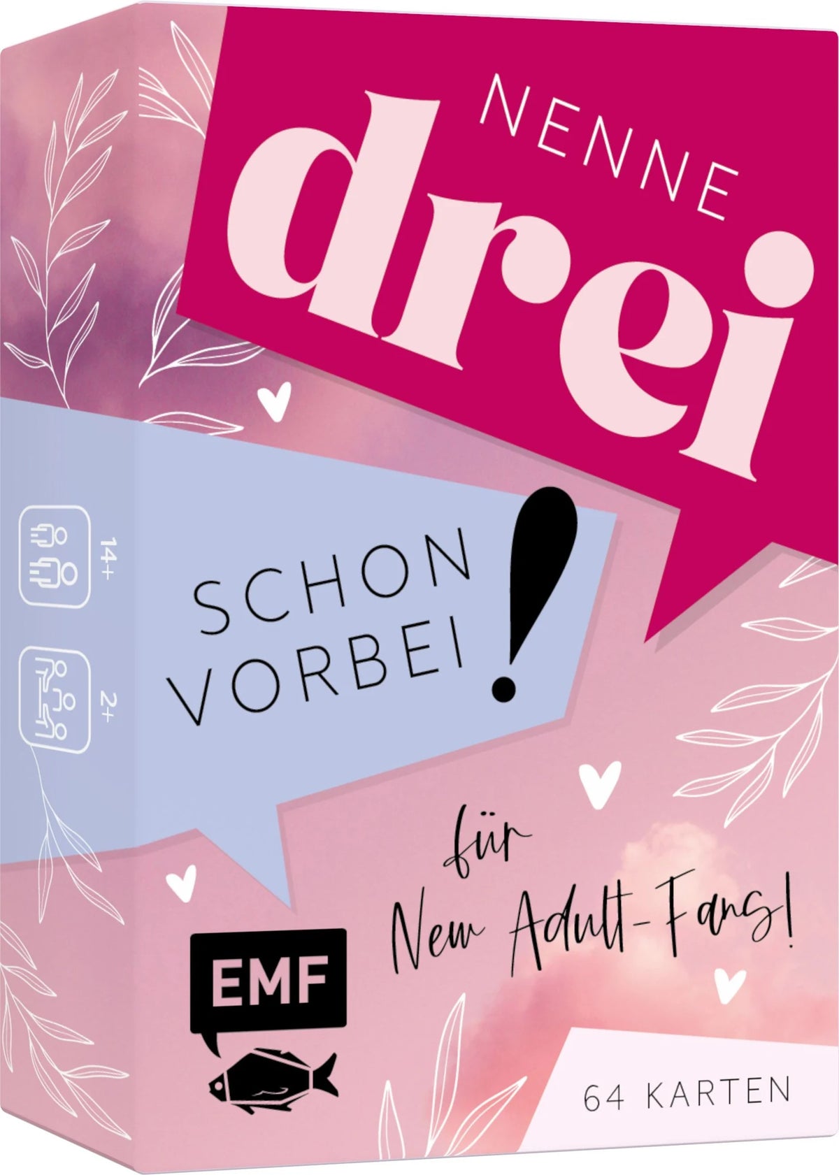 Kartenspiel: Kartenspiel: Nenne drei – schon vorbei! ... für New Adult-Fans!