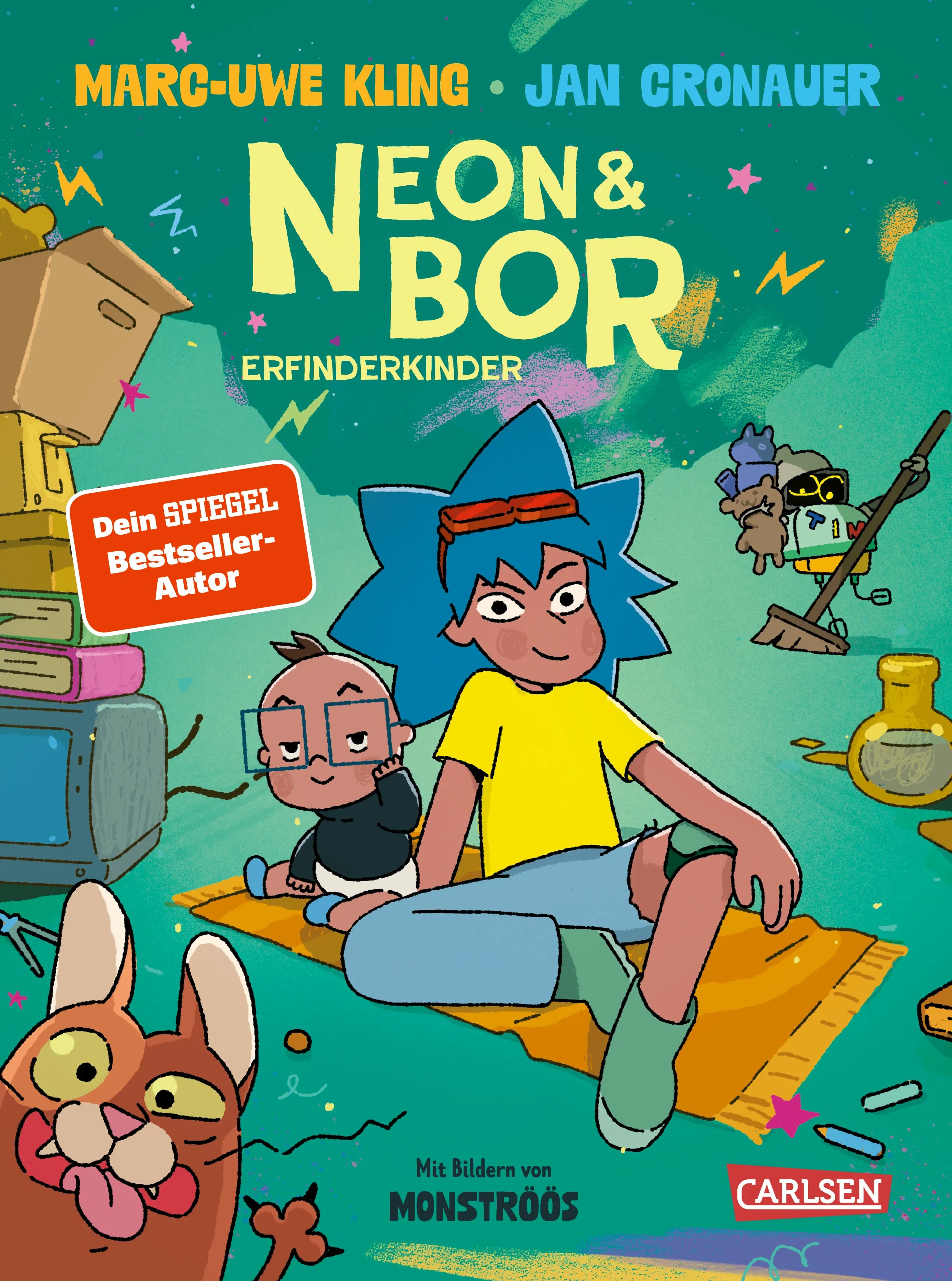 Buchcover von 'Neon und Bor' - Gebundene Ausgabe von Marc-Uwe Kling
