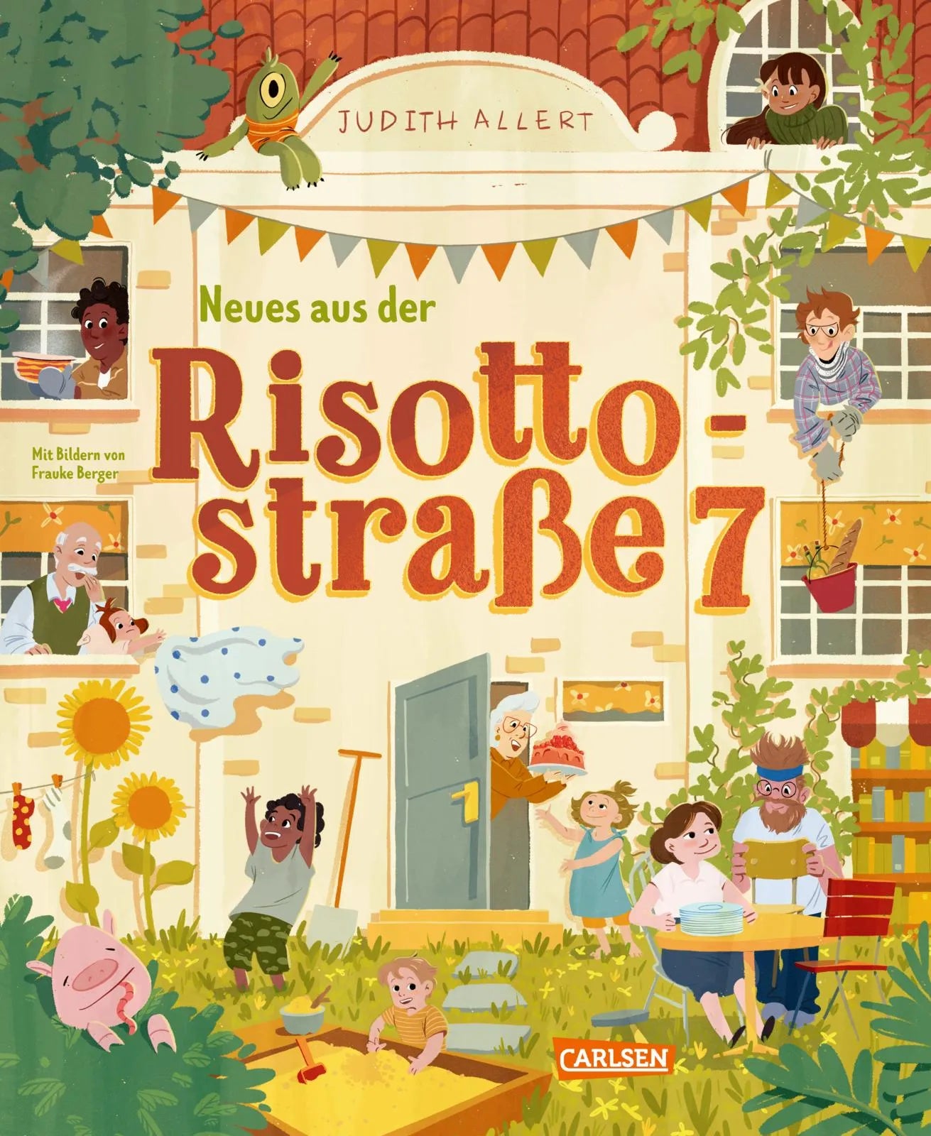 Buchcover von 'Neues aus der Risottostraße 7' - Gebundene Ausgabe von Judith Allert