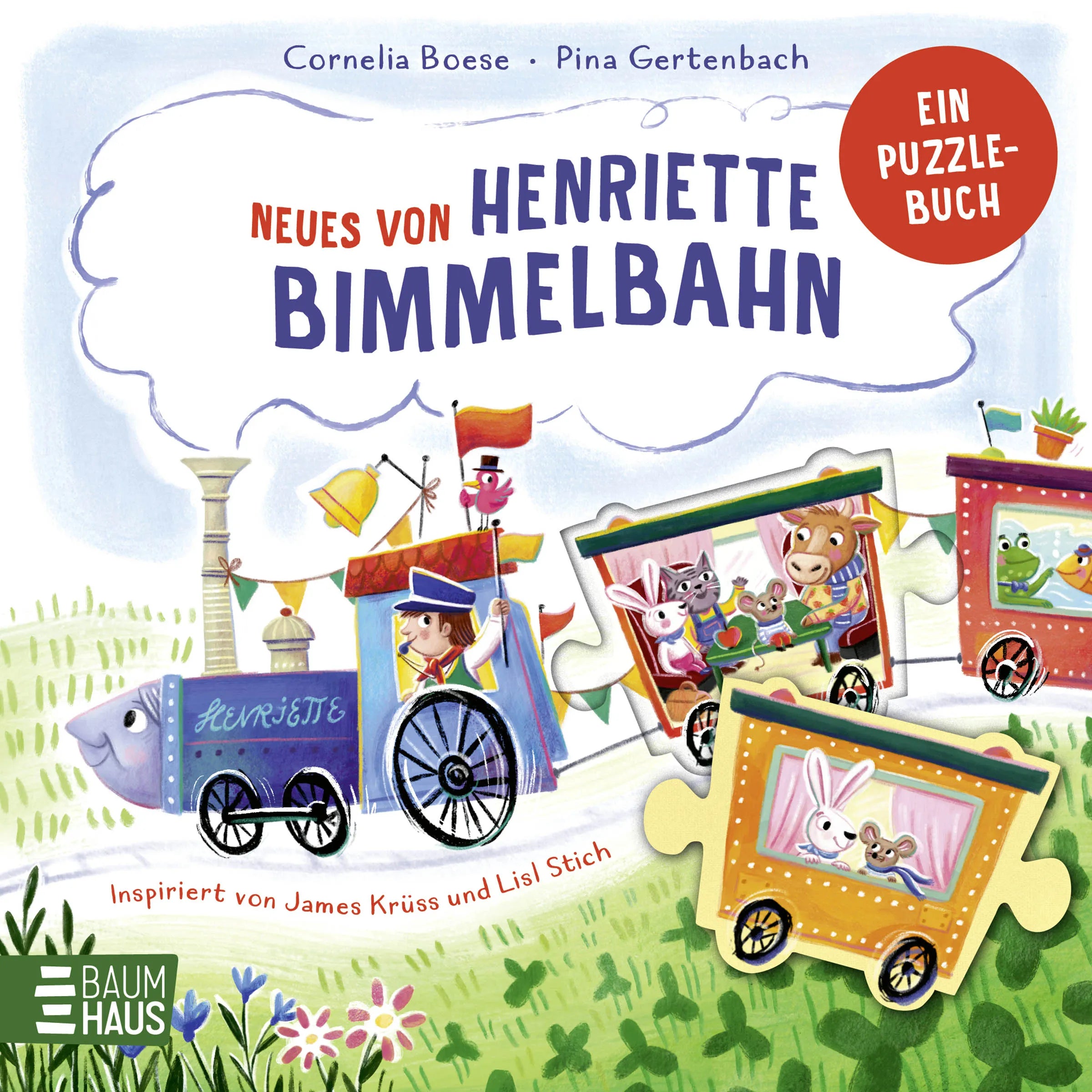 Cover: Neues von Henriette Bimmelbahn - ein Puzzlebuch (Hardcover) von Cornelia Boese