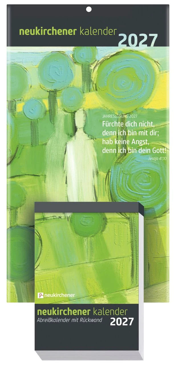 Taschenkalender: Neukirchener Kalender 2027 - Abreißkalender mit Rückwand