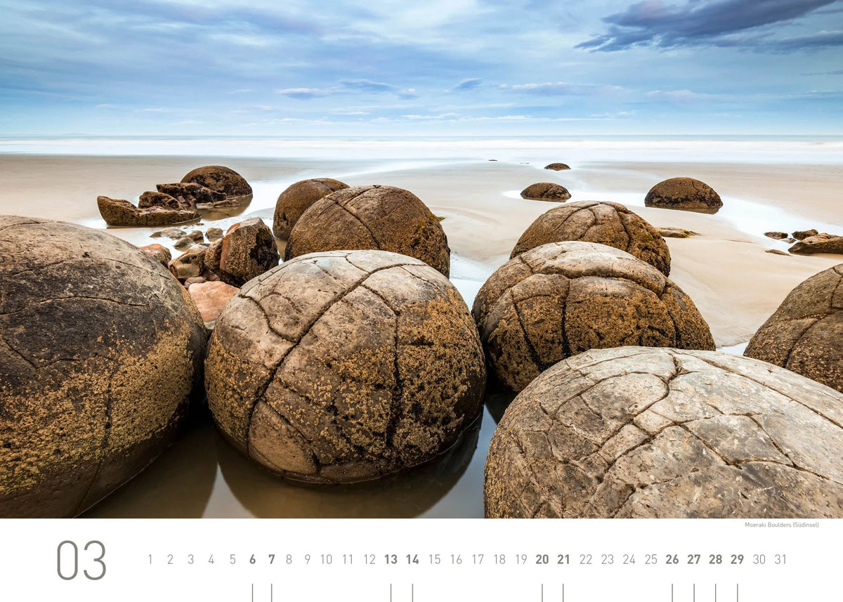 Neuseeland Exklusivkalender 2027 – Ansicht