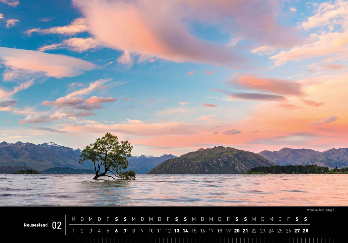 Neuseeland Premiumkalender 2027 – Ansicht