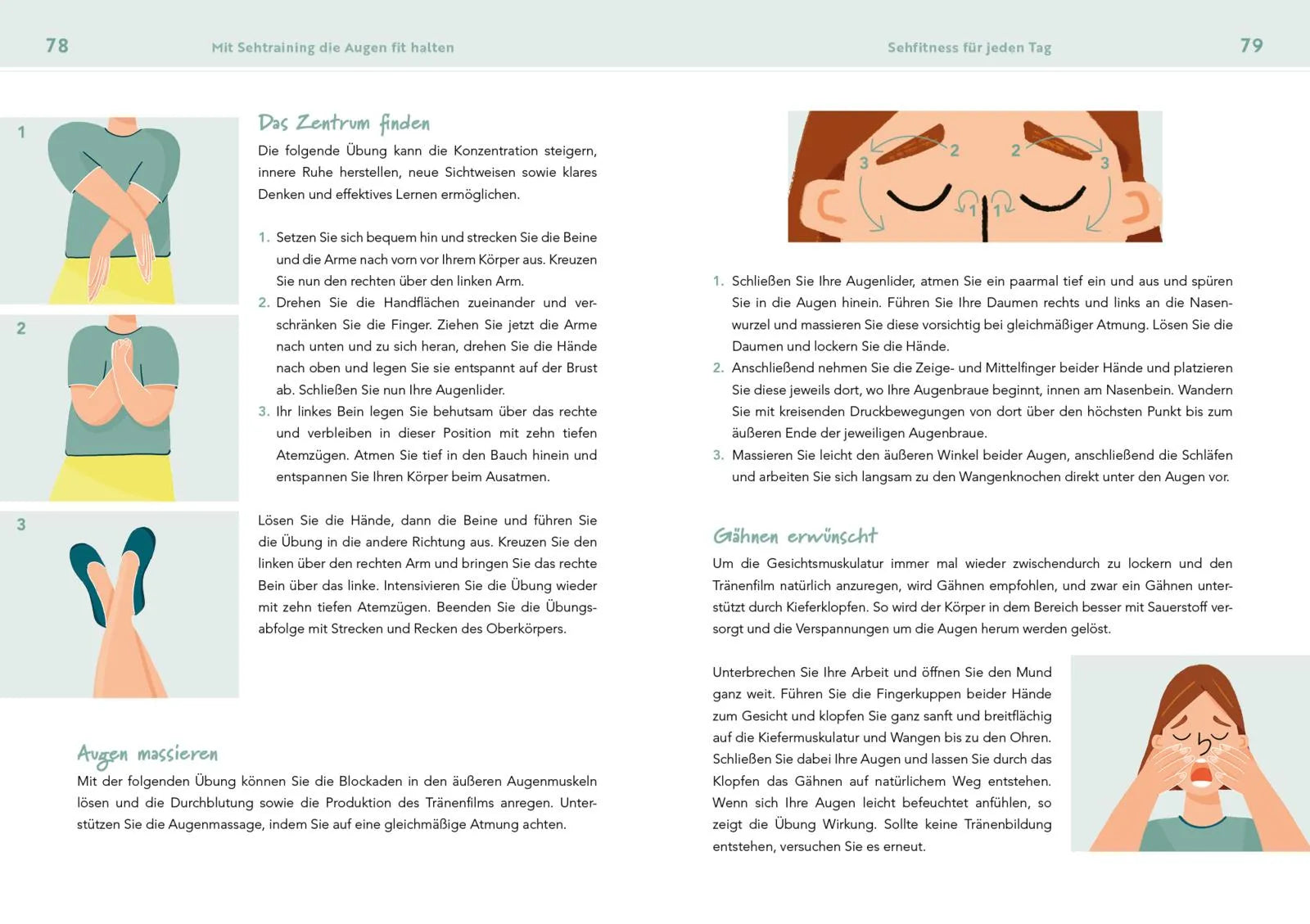 Innenansicht von 'Neustart für die Augen' - Taschenbuch