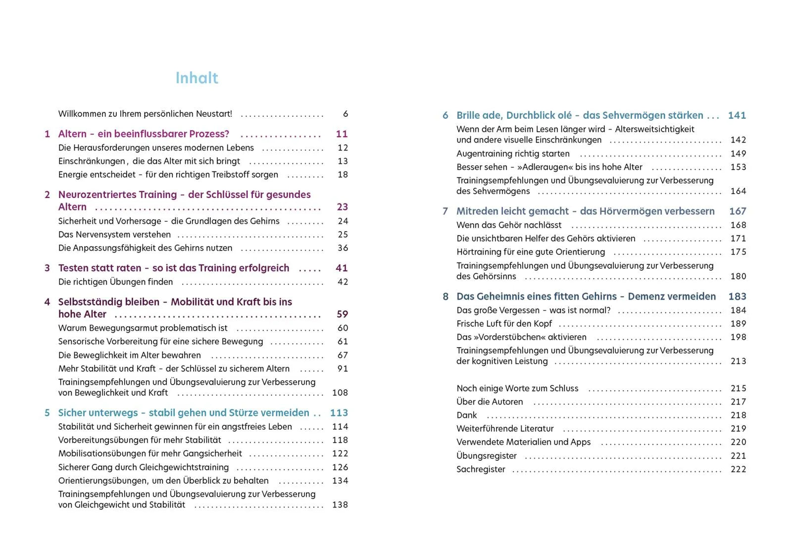 Innenansicht von 'Neustart fürs Gehirn' - Taschenbuch