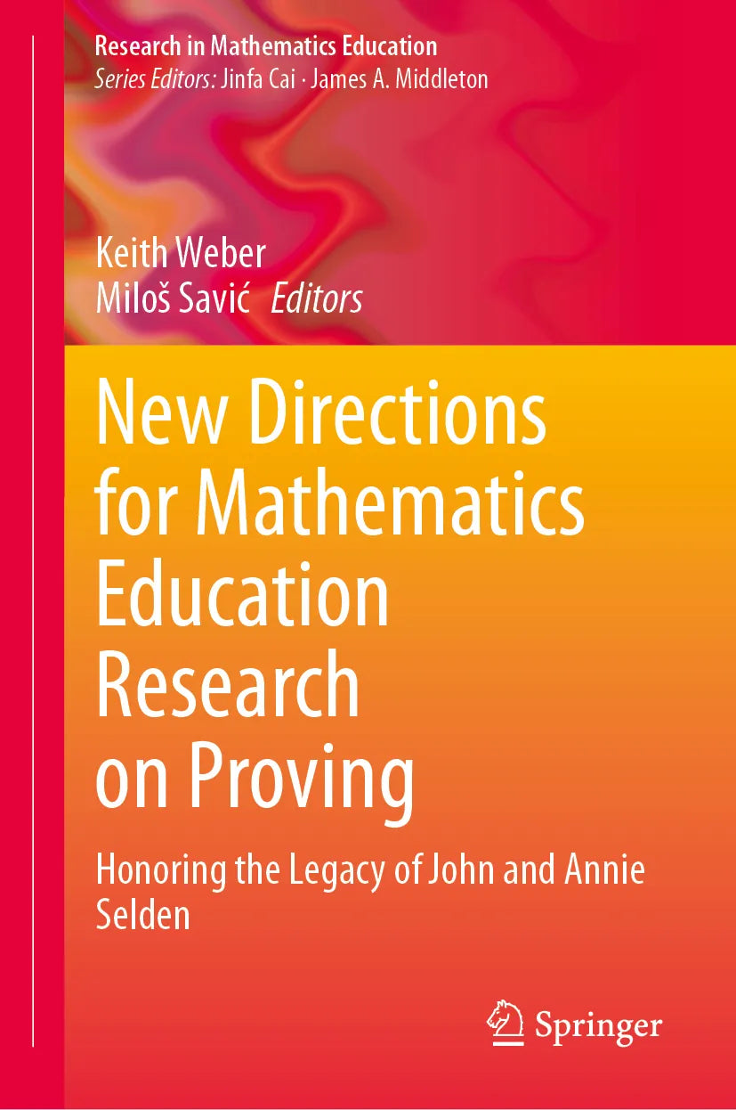 Cover: New Directions for Mathematics Education Research on Proving (E-Book)