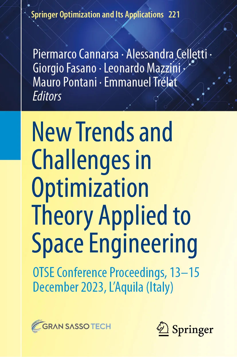 Cover: New Trends and Challenges in Optimization Theory Applied to Space Engineering (E-Book)
