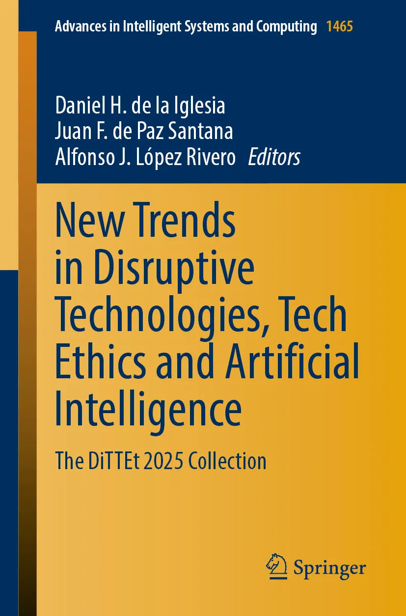 Cover: New Trends in Disruptive Technologies, Tech Ethics and Artificial Intelligence (E-Book)