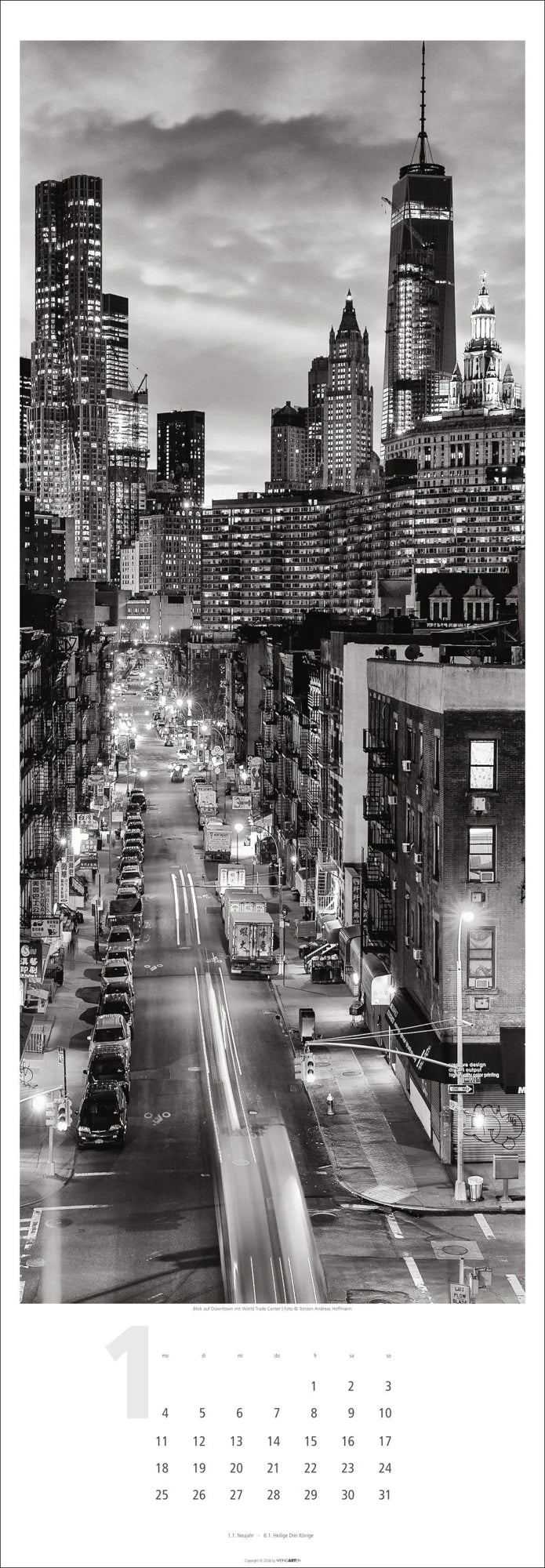 New York XXL Kalender 2027 – Ansicht