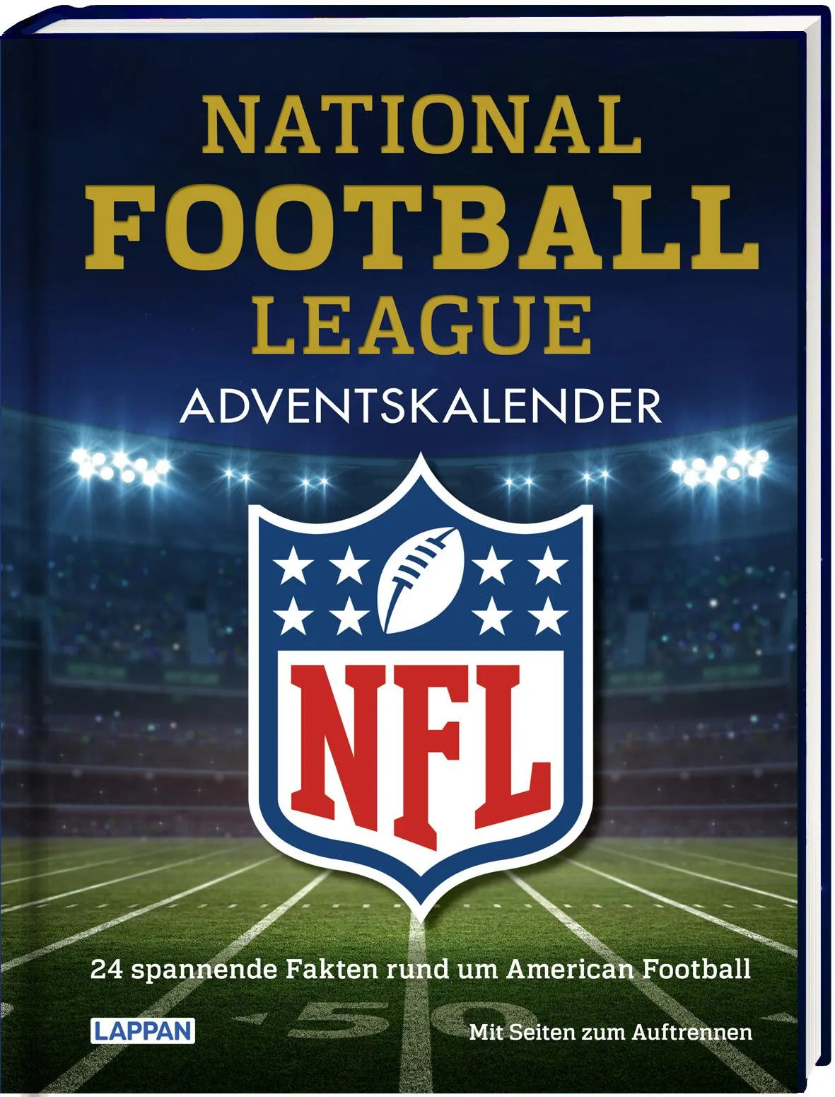 Buchcover von 'NFL - American Football Adventskalender' - Gebundene Ausgabe von Holger Weishaupt