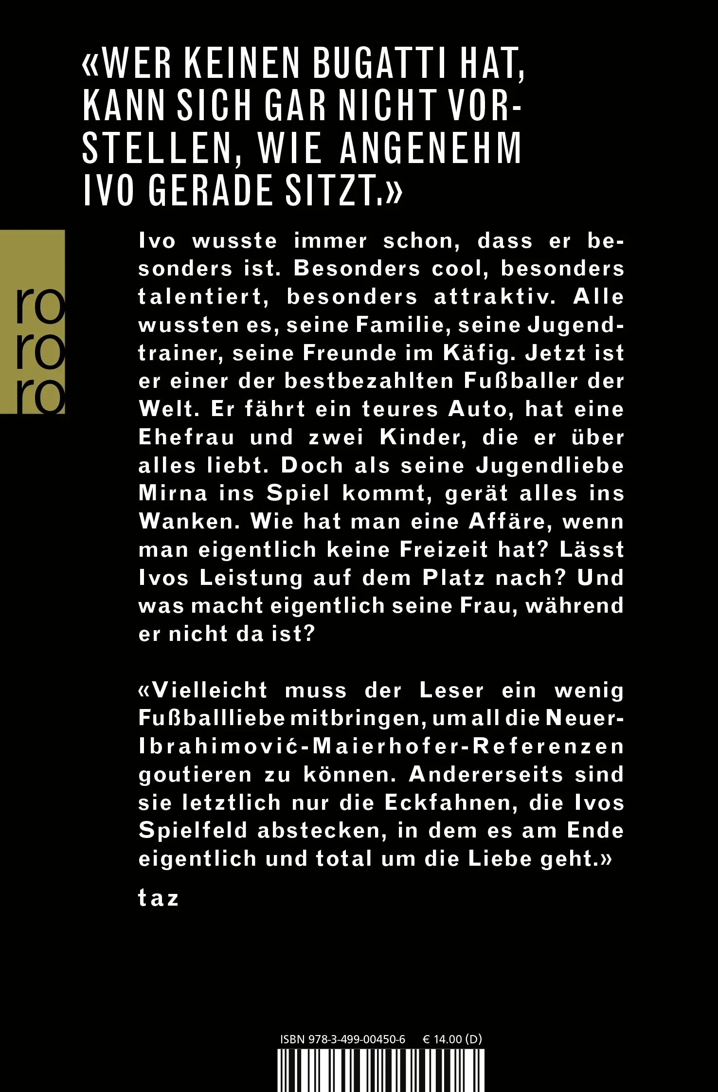 Buchrückseite von 'Nicht wie ihr' mit Klappentext - Taschenbuch