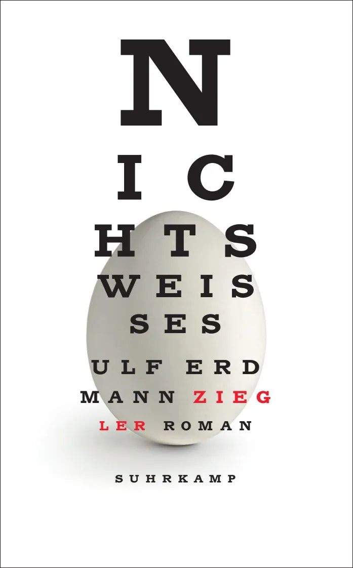 Buchcover von 'Nichts Weißes' - Taschenbuch von Ulf Erdmann Ziegler