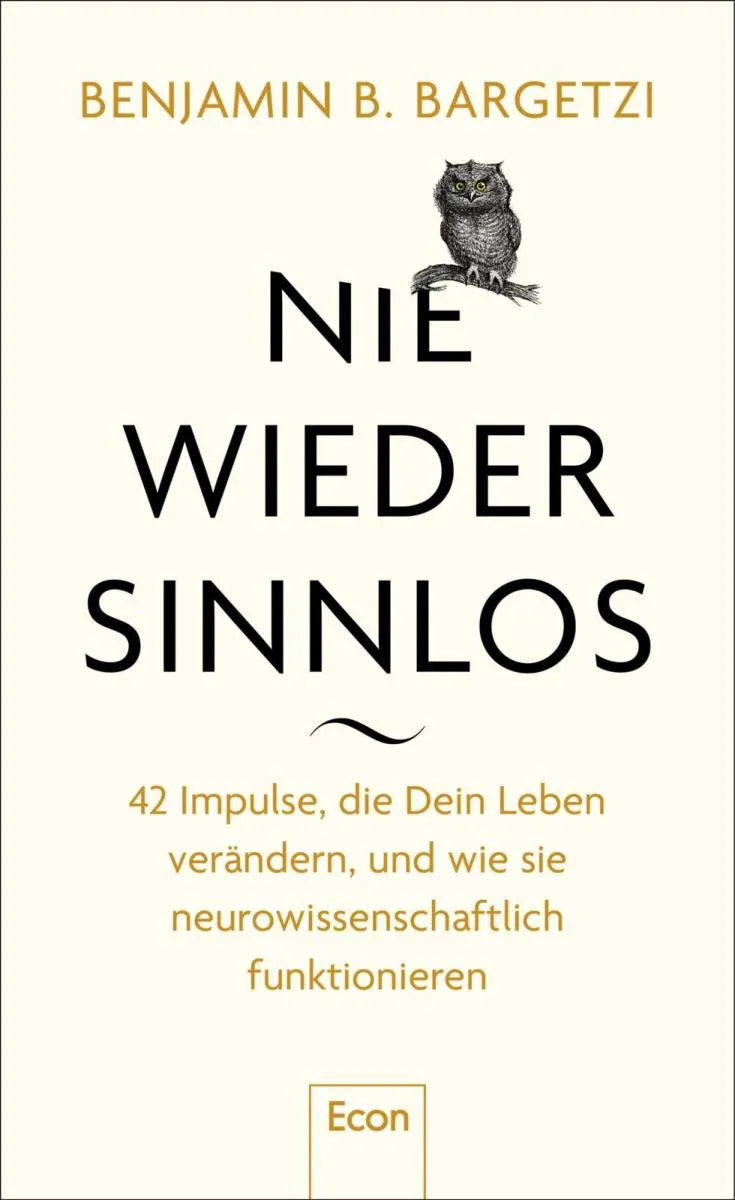Cover: Nie wieder sinnlos (E-Book) von Benjamin B. Bargetzi