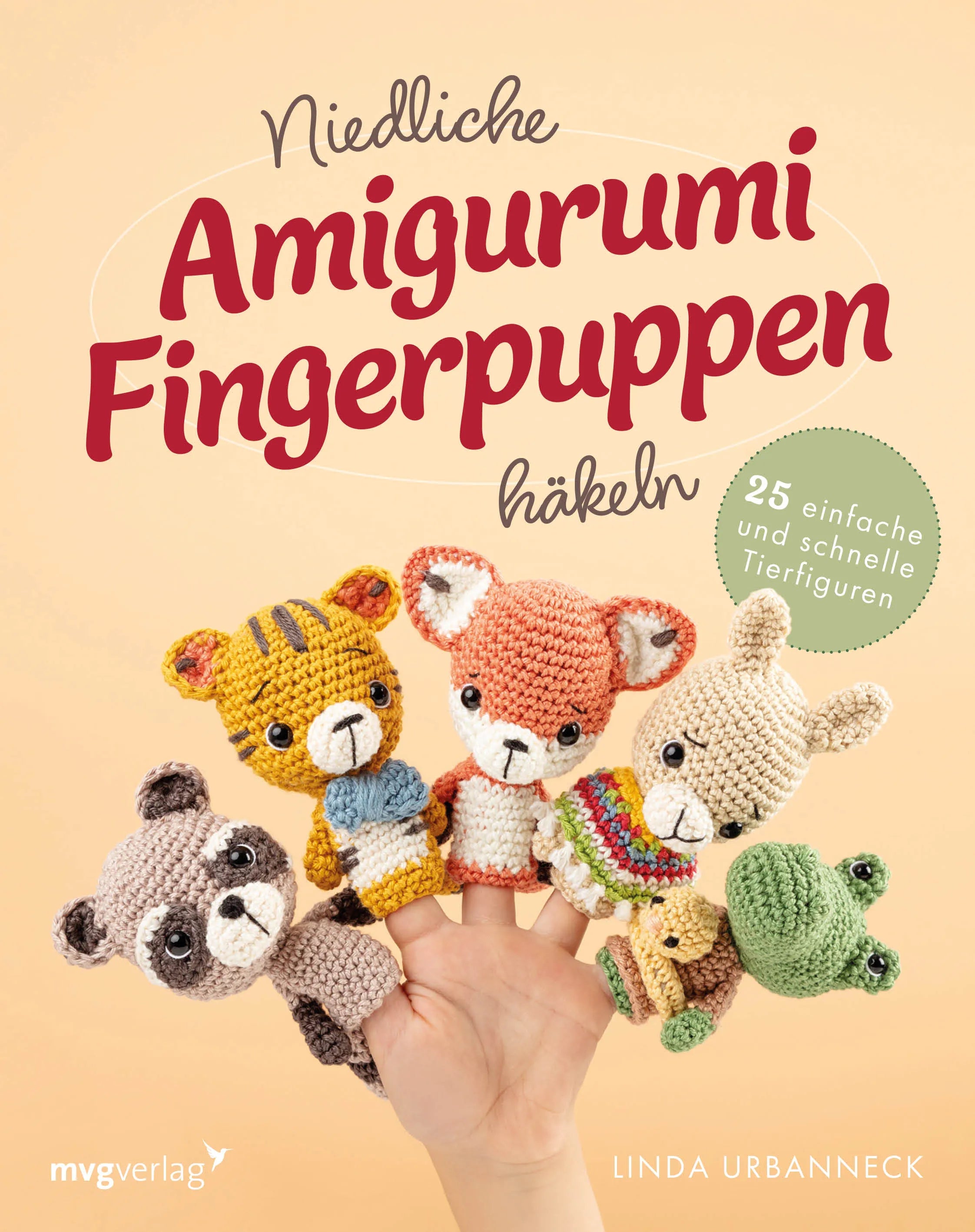 Buchcover von 'Niedliche Amigurumi-Fingerpuppen häkeln' - Taschenbuch von Linda Urbanneck