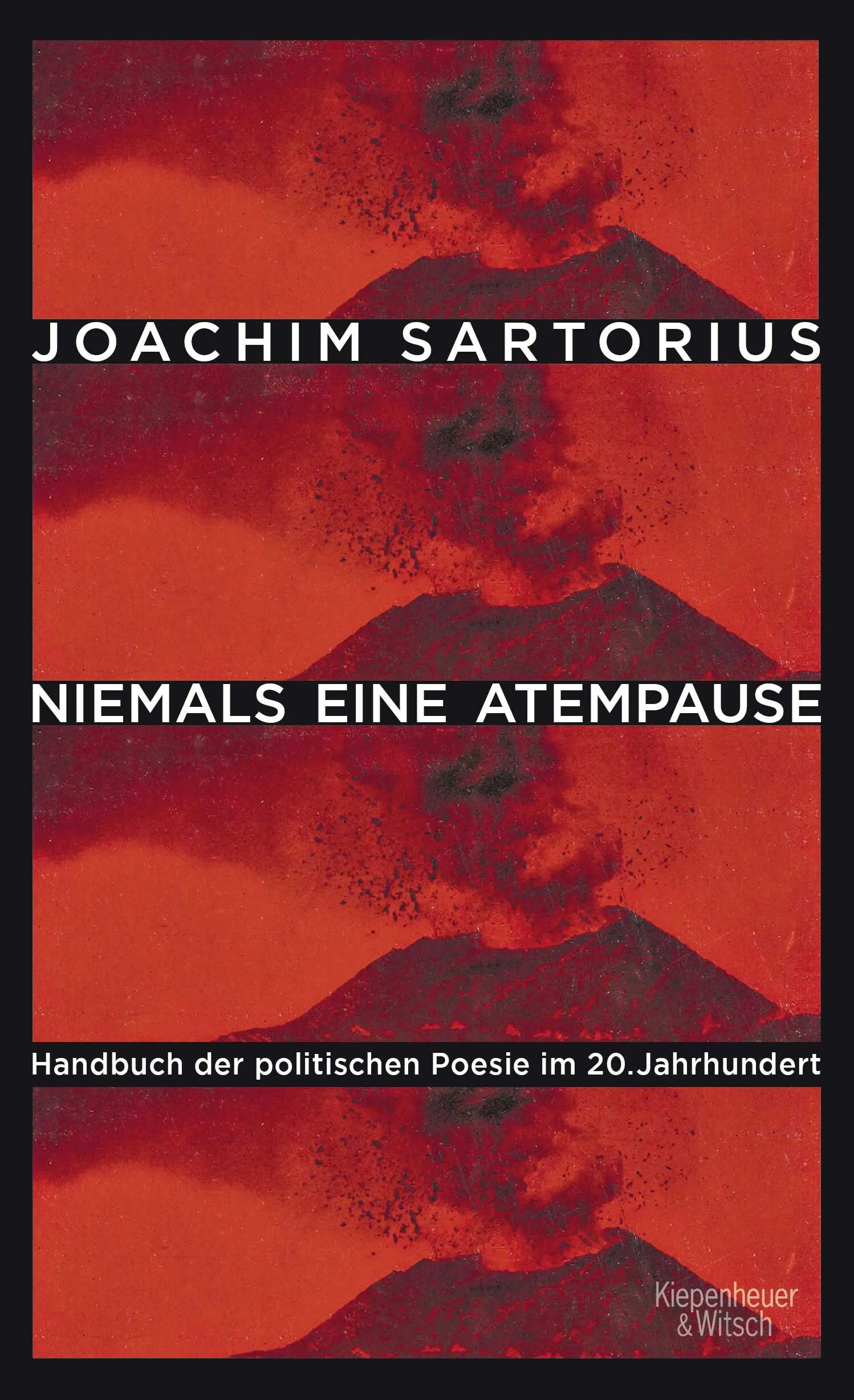 Buchcover von 'Niemals eine Atempause' - Paperback von Joachim Sartorius