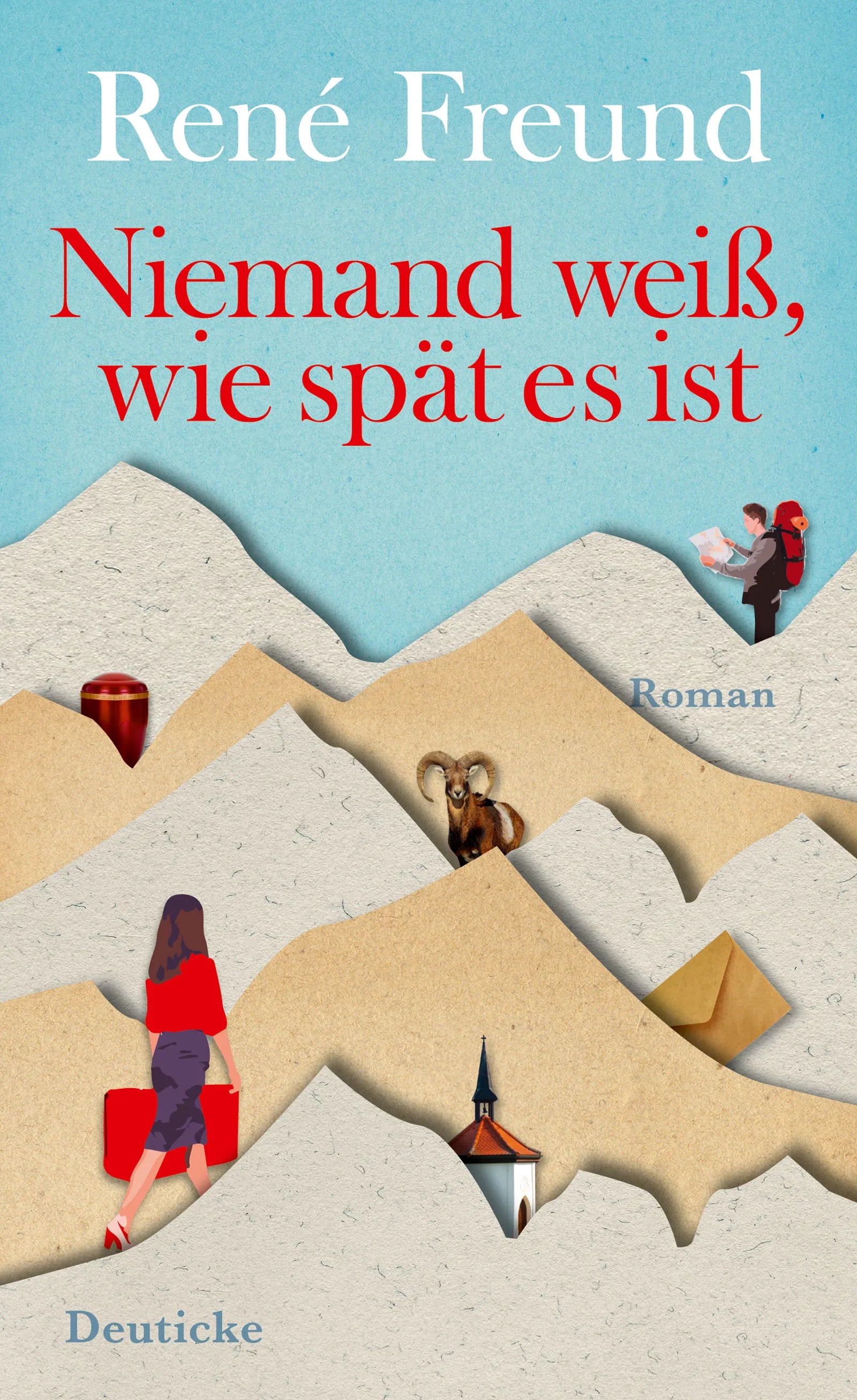 Buchcover von 'Niemand weiß, wie spät es ist' - Gebundene Ausgabe von René Freund