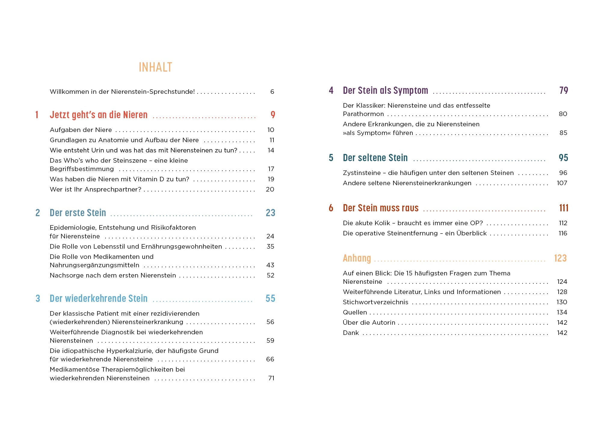 Innenansicht von 'Nierensteine – Ursachen erkennen, richtig behandeln, Rückfälle verhindern' - Taschenbuch
