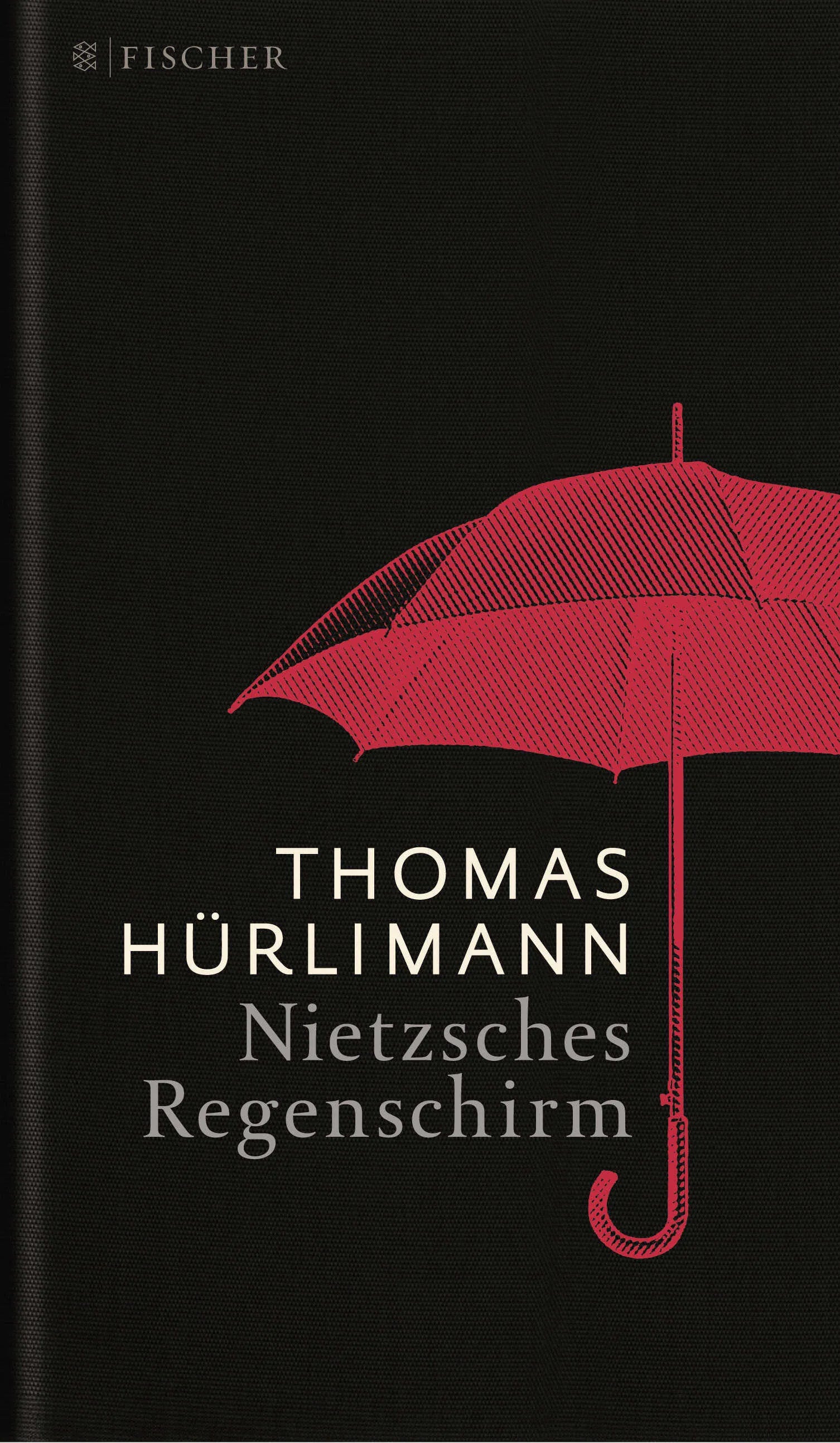 Buchcover von 'Nietzsches Regenschirm' - Gebundene Ausgabe von Thomas Hürlimann