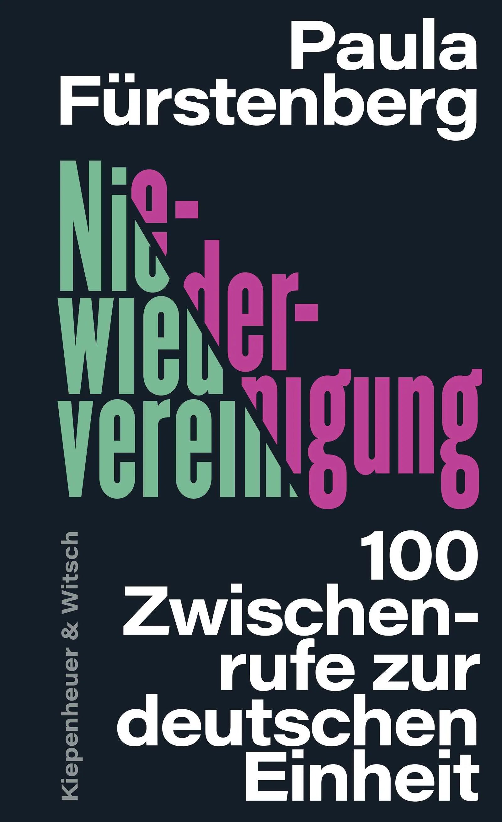 Cover: Niewiedervereinigung (Hardcover) von Paula Fürstenberg