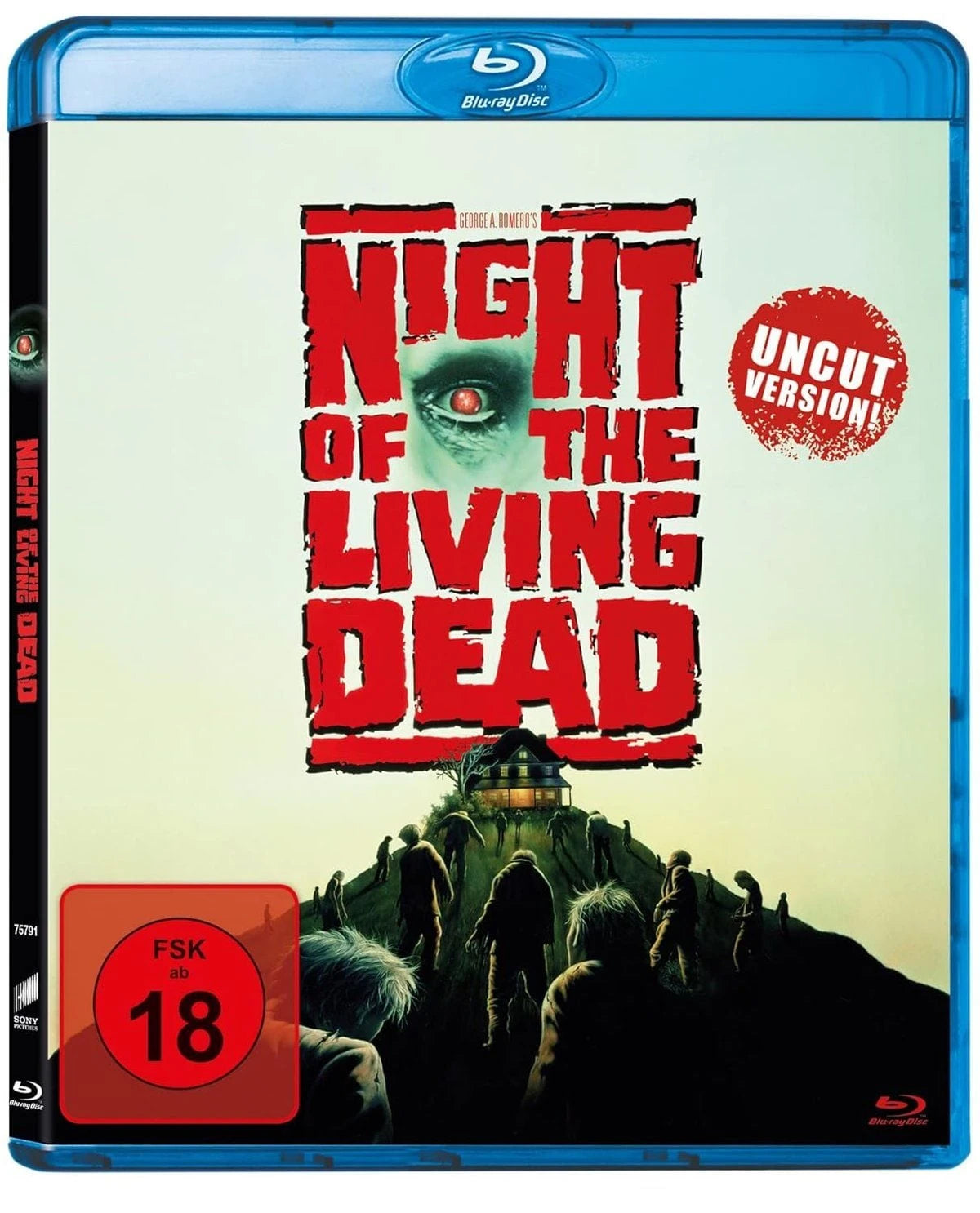 Night of the Living Dead (1990), Uncut-Kinofassung – Blu-ray, Vorderseite der deutschen Ausgabe